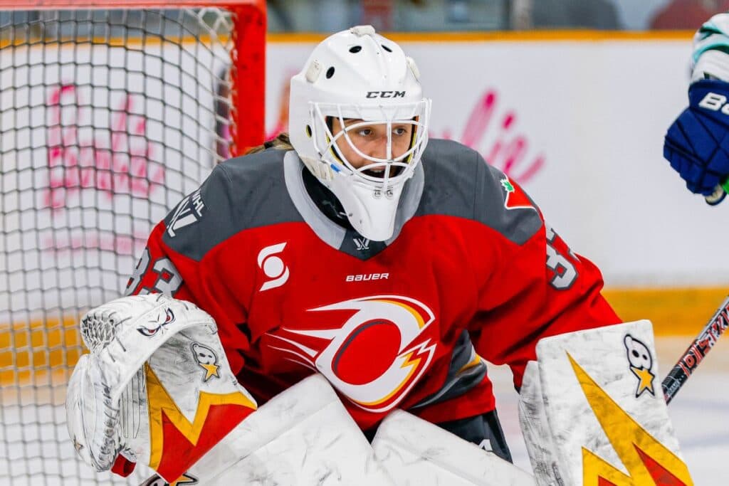 Ottawa Charge goaltender Gwyneth Philips