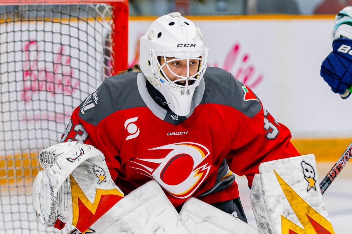 Ottawa Charge goaltender Gwyneth Philips