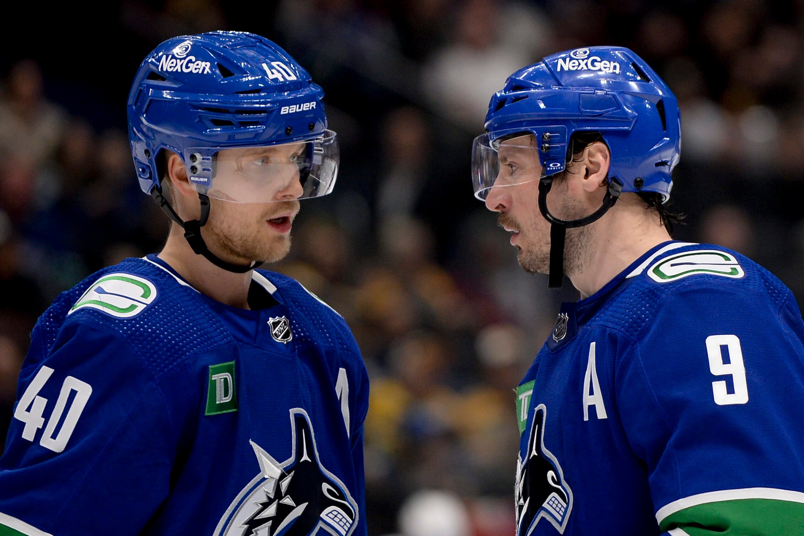 Elias Pettersson and J.T Miller