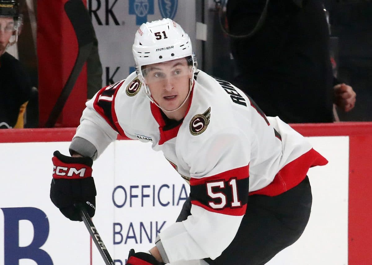 Senators place Cole Reinhardt on waivers; Blues’ Sylvegard and Utah’s Kelemen on unconditional waivers