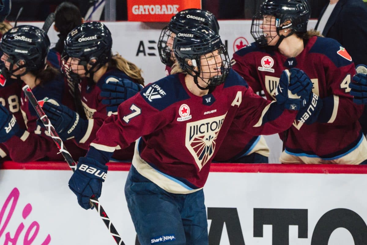 Montreal Victoire forward Laura Stacey