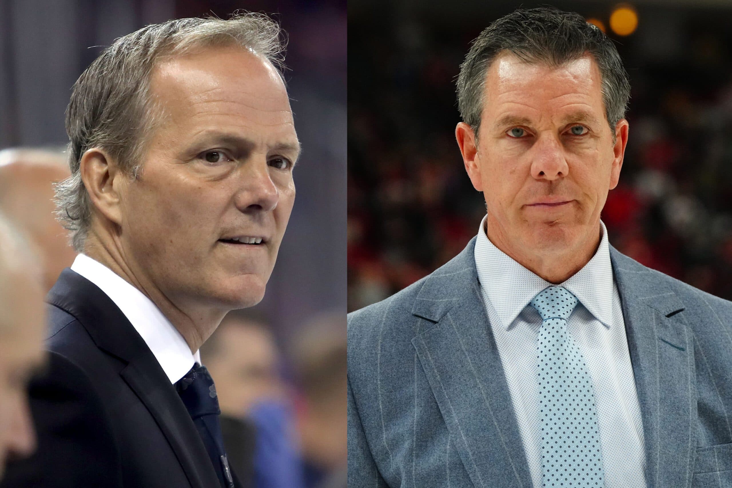 Jon Cooper and Mike Sullivan (Imagn Images)