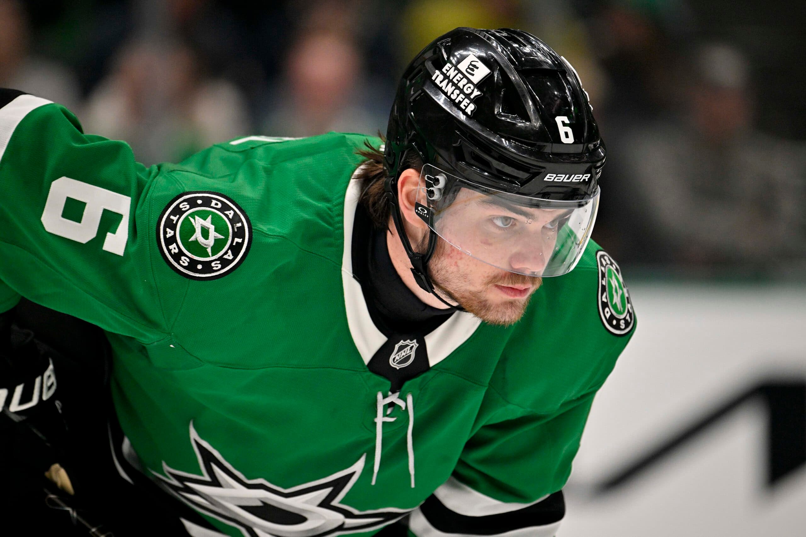 Stars’ Lian Bichsel in concussion protocol, will miss time