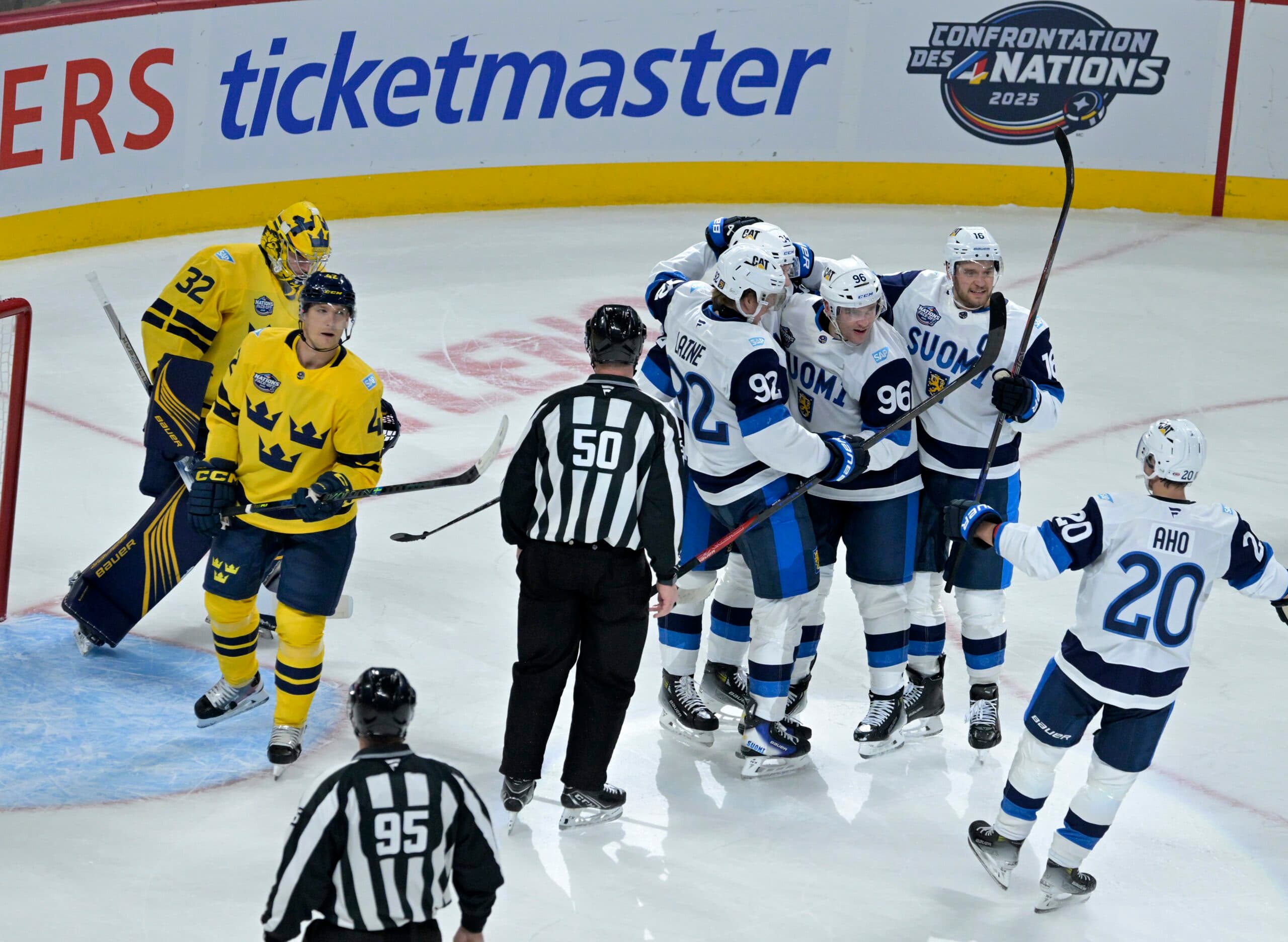 4 Nations Face-Off: Top standouts as Finland beats Sweden in overtime
