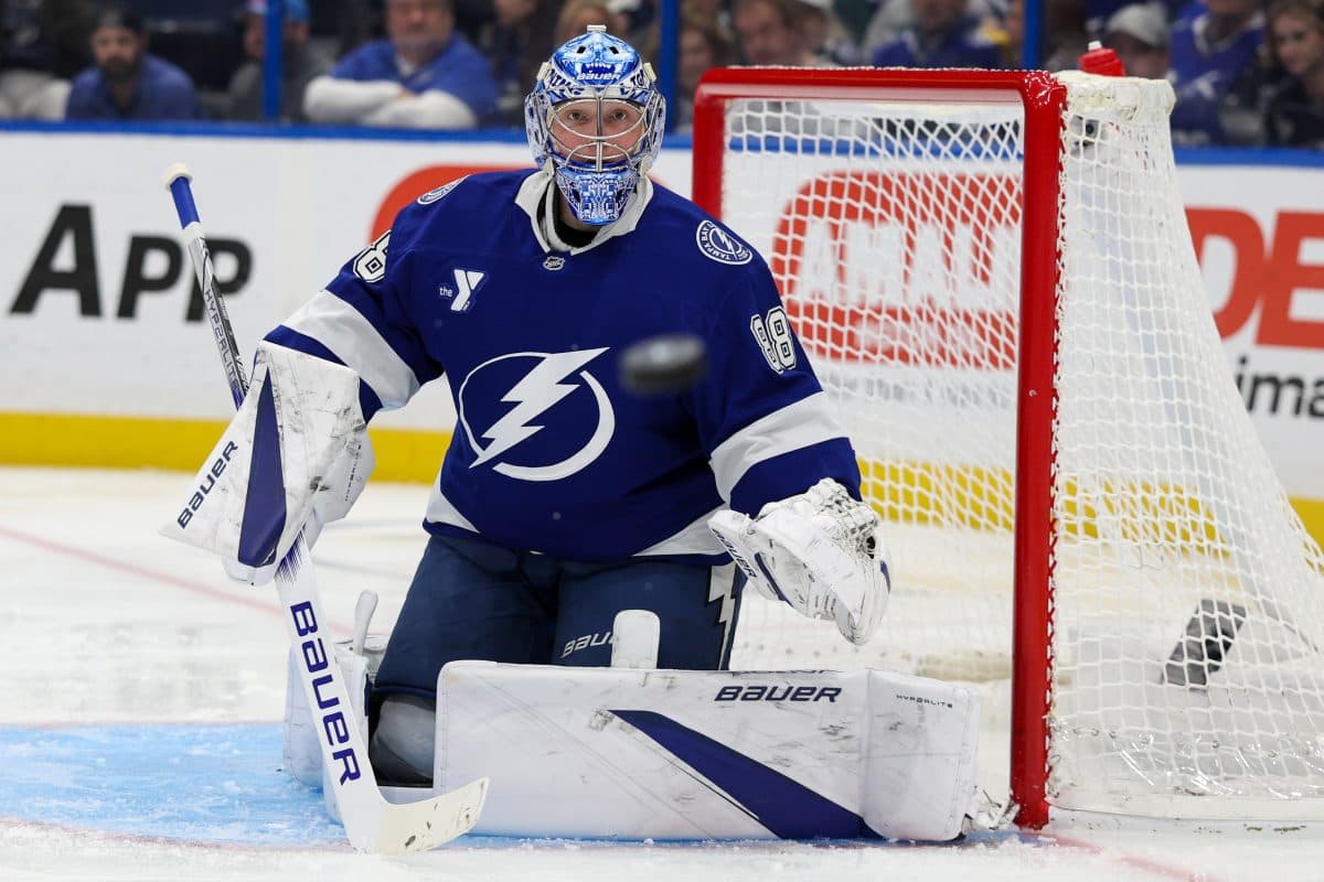 The Lightning aren’t doing a good enough job of protecting Andrei Vasilevskiy
