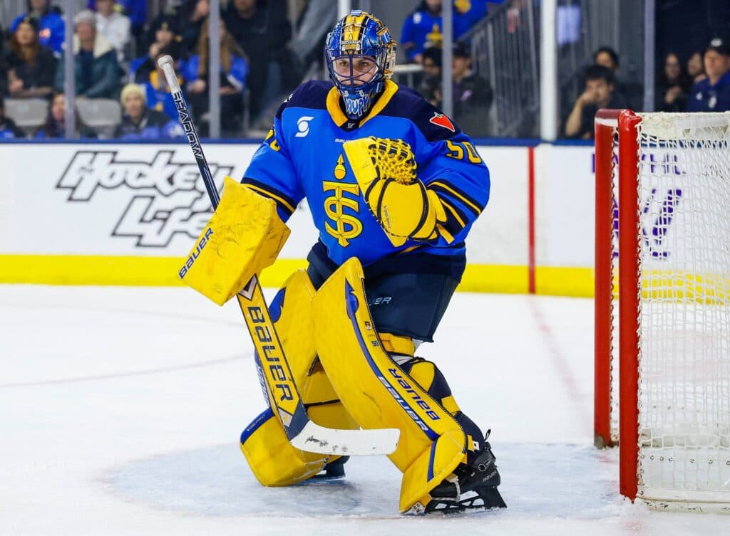 Toronto Sceptres goaltender Kristen Campbell