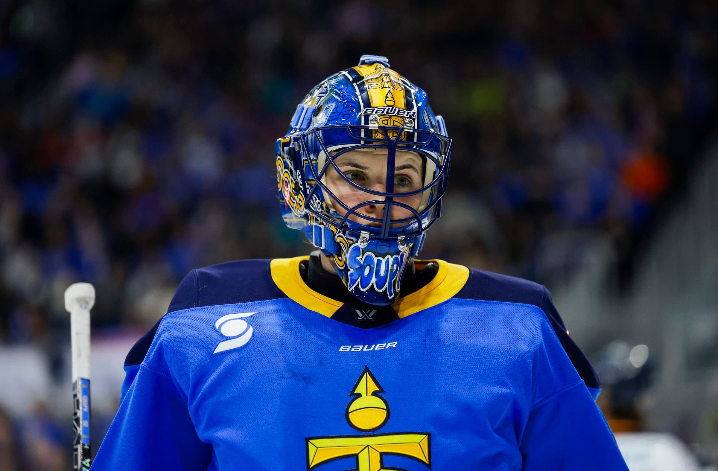 Toronto Sceptres goaltender Kristen Campbell