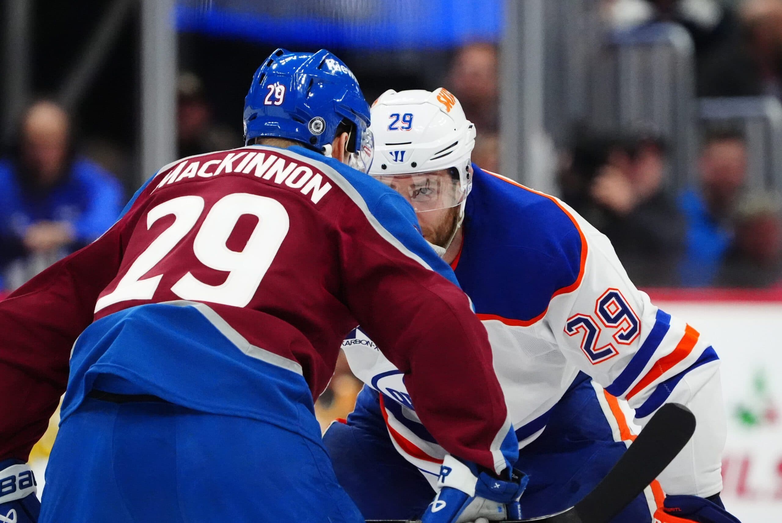 Nathan MacKinnon and Leon Draisaitl