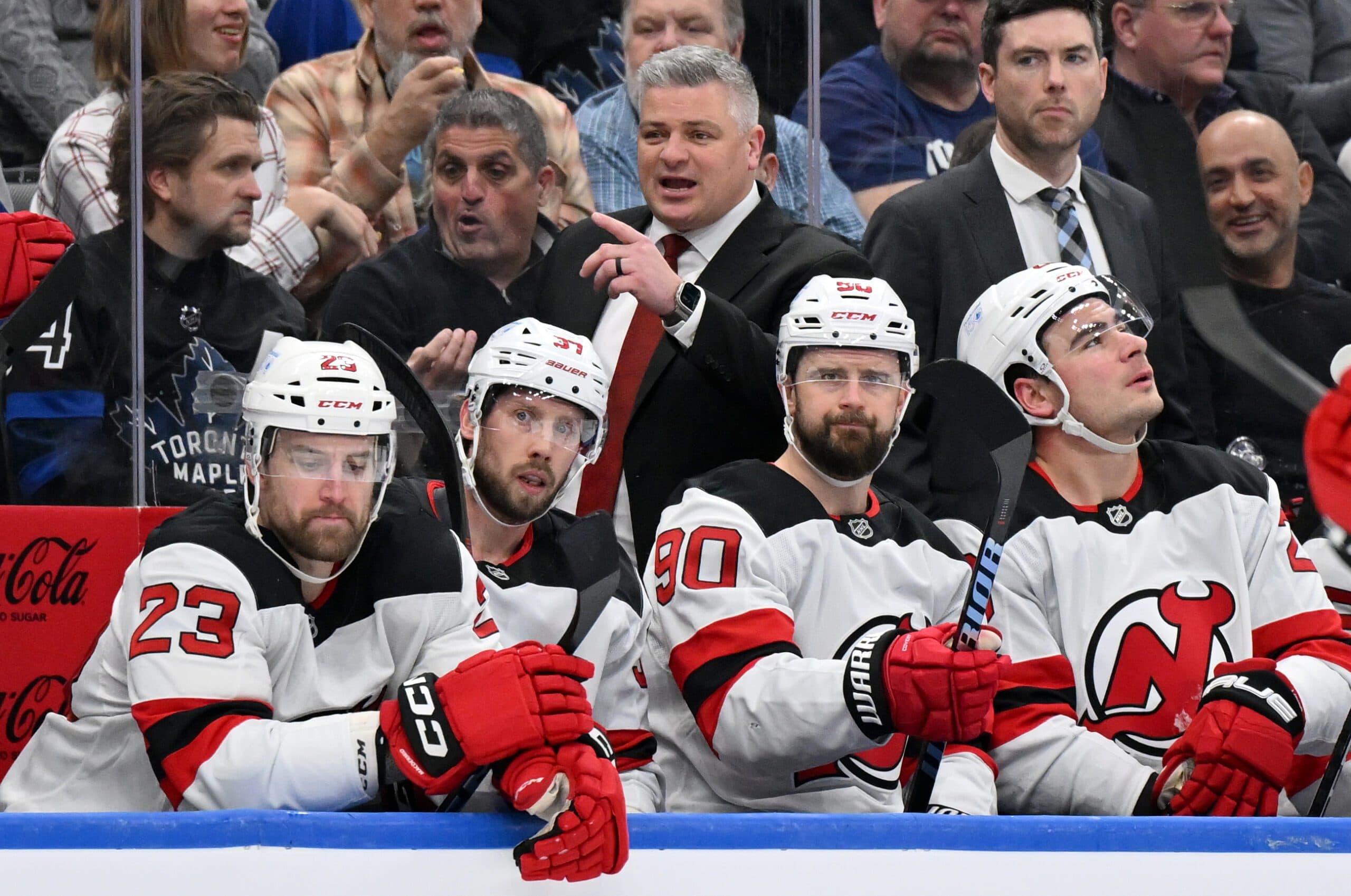 Devils coach Sheldon Keefe fined $25,000 for unprofessional conduct