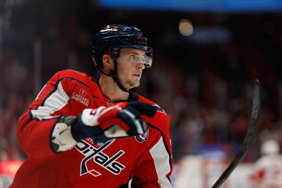 Capitals’ Aliaksei Protas sets single-season points record by Belarusian-born NHLer