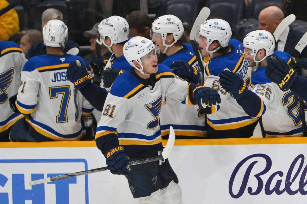 What allowed the Blues to become a serious playoff threat?
