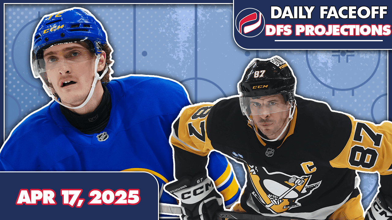 DFO DFS PROJECTIONS – 04/17/25