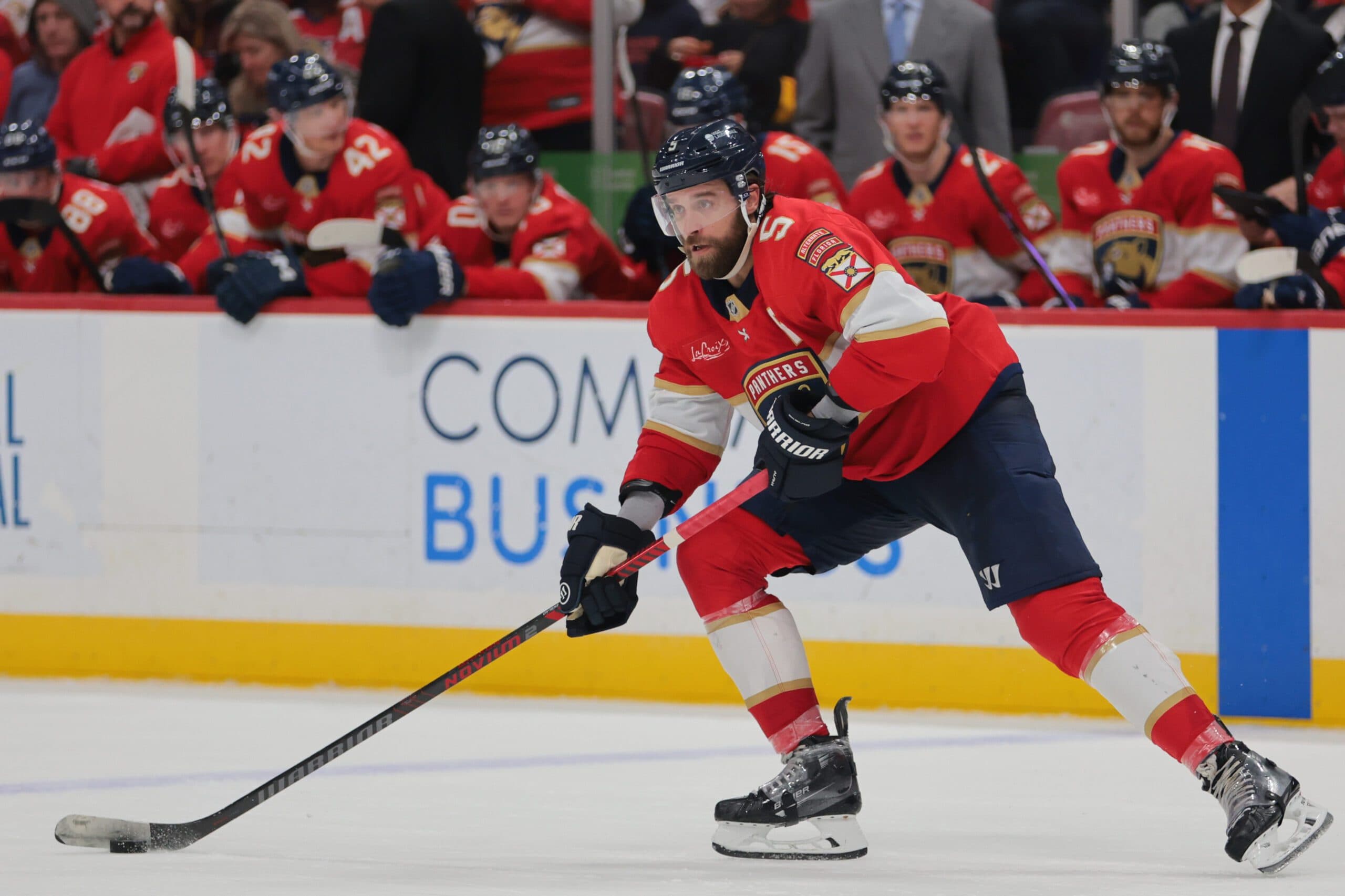 Panthers’ Aaron Ekblad suspended two games for hit on Lightning’s Brandon Hagel; Niko Mikkola fined