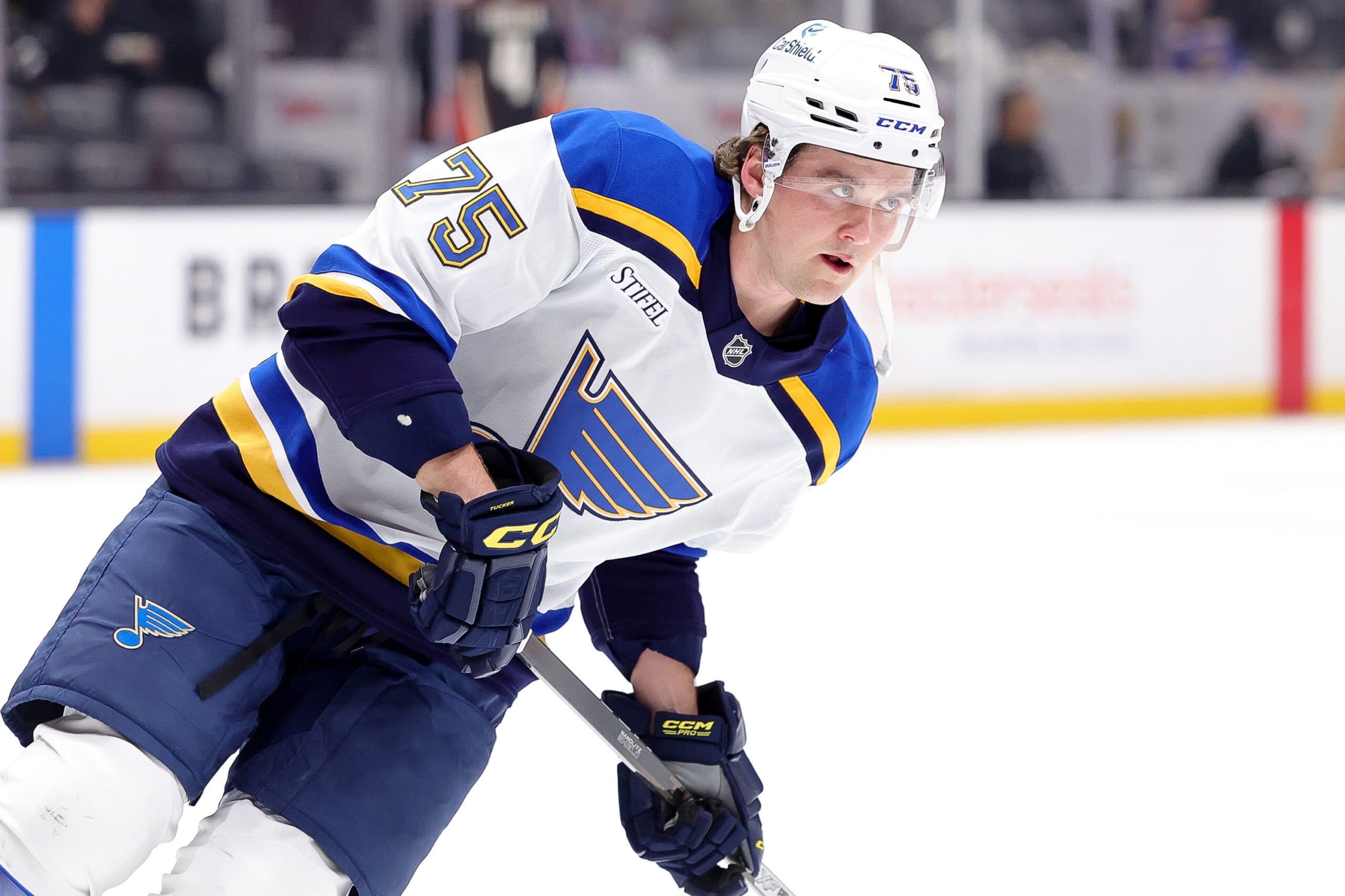 Blues’ Tyler Tucker day-to-day with undisclosed injury