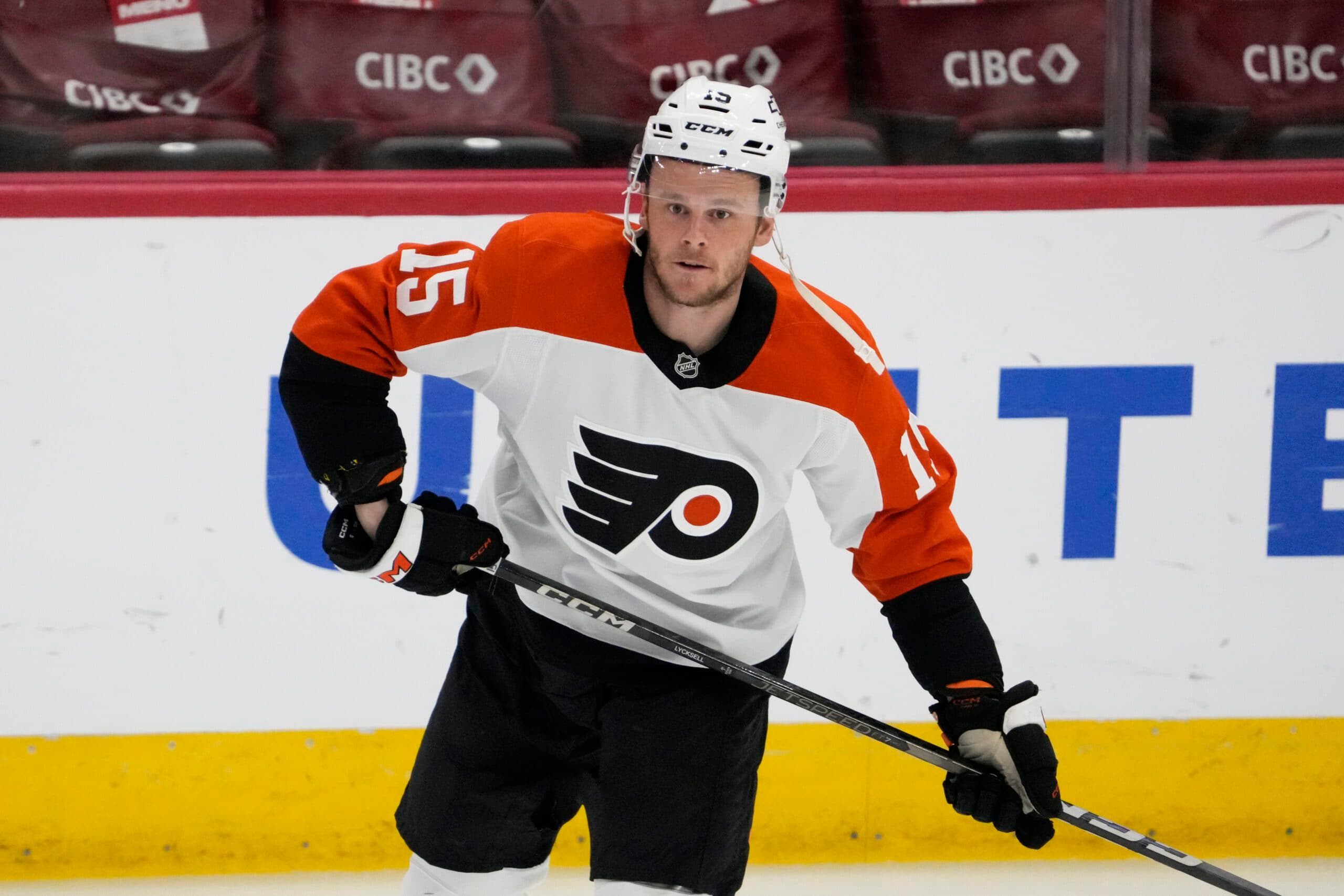 Flyers place Olle Lycksell on waivers
