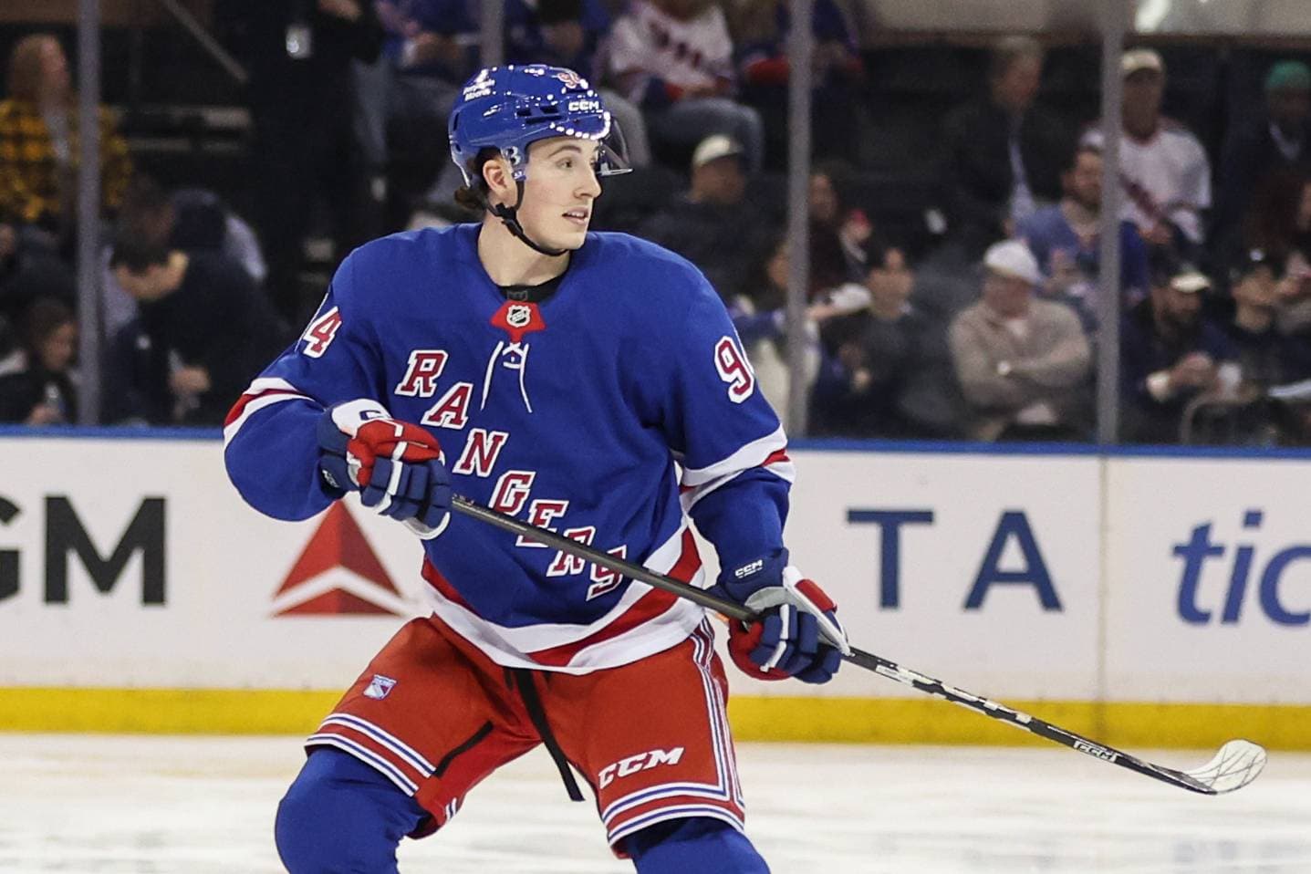 Rangers send Gabe Perreault to AHL’s Hartford Wolf Pack
