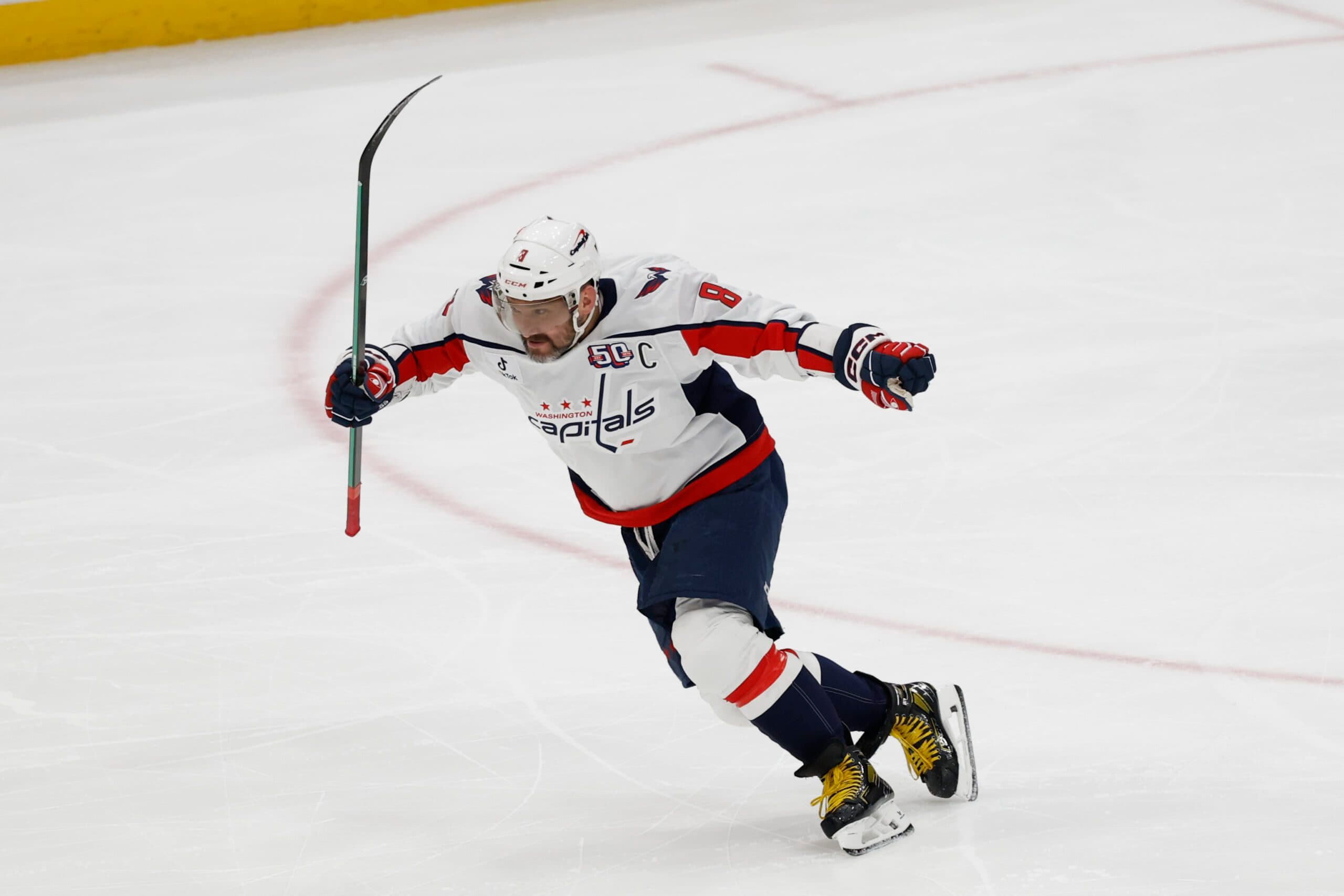 Washington Capitals left winger Alex Ovechkin
