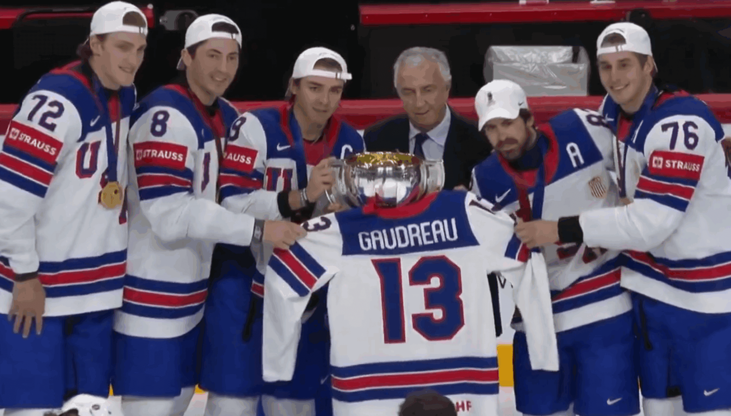 USA Hockey honors Johnny Gaudreau after winning 2025 IIHF World Championship