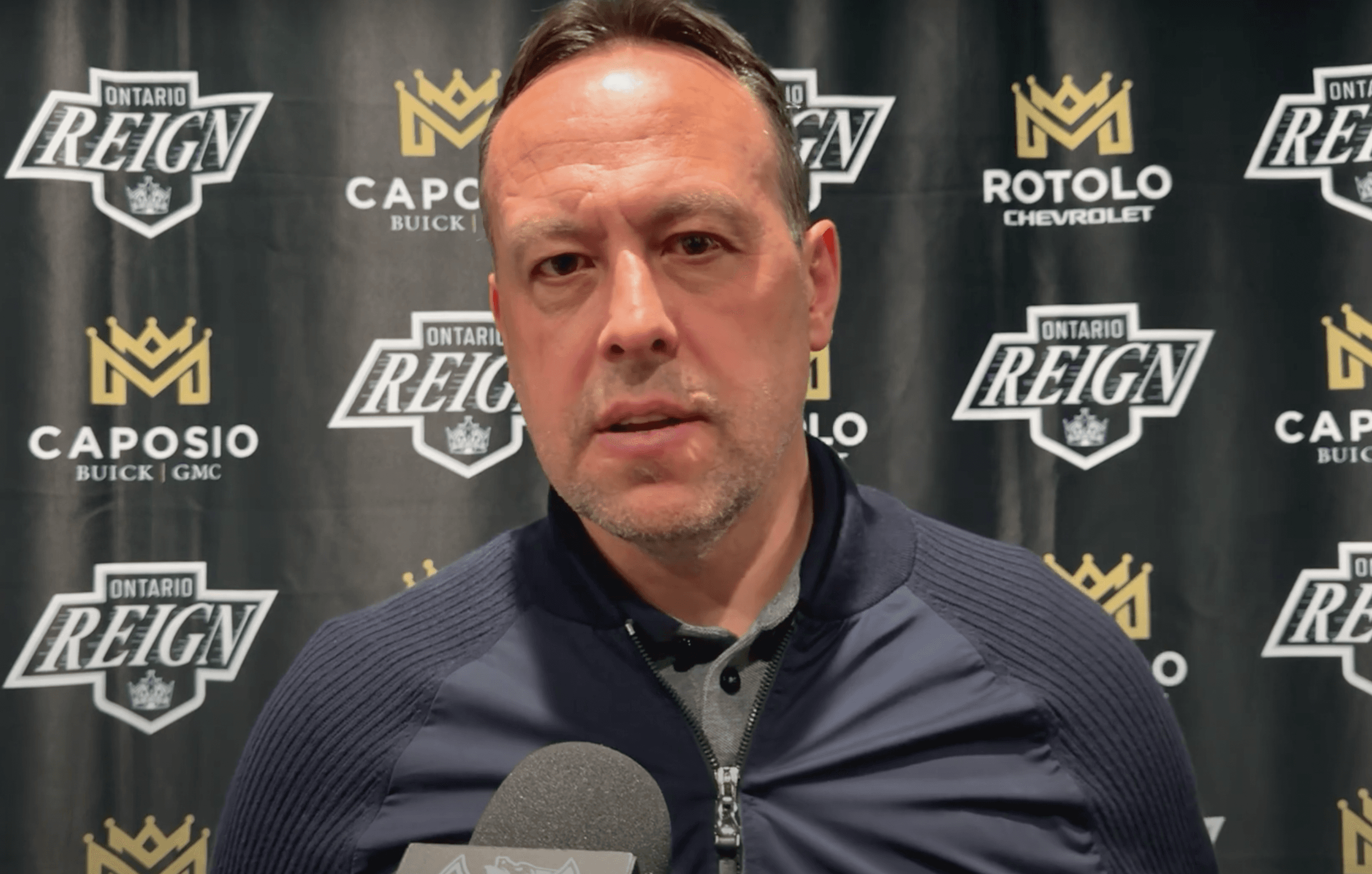 Ontario Reign coach Marco Sturm