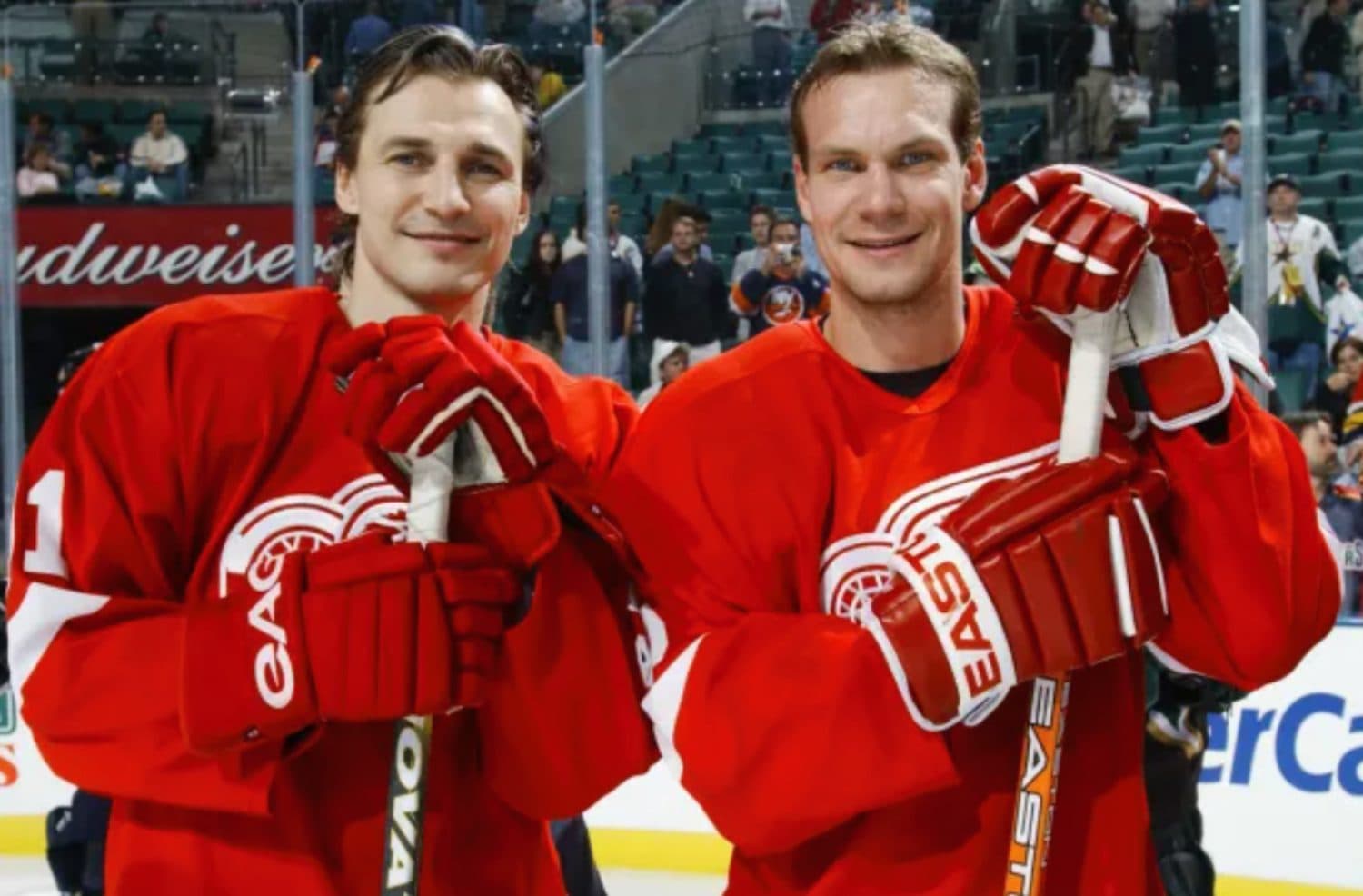 Sergei Fedorov and Nicklas Lidstrom