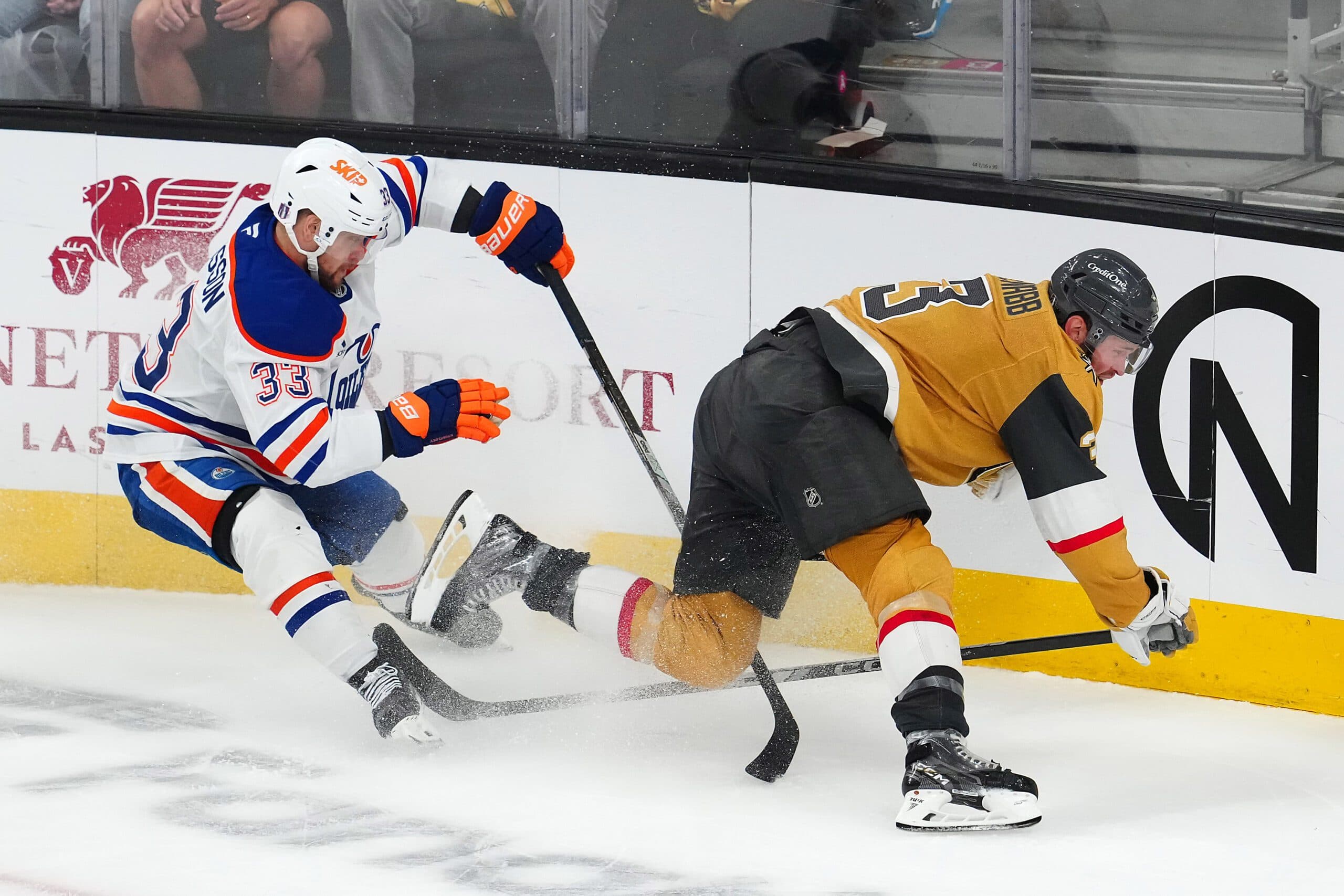 The Oilers picked up the win in Game 2, but not without controversy after Viktor Arvidsson's hit on Brayden McNabb.