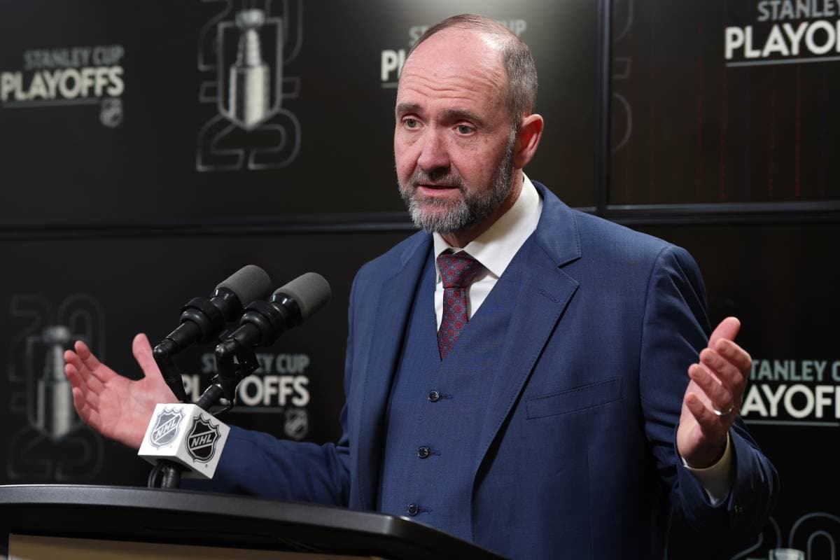 Pete DeBoer on the Nurse slash on Hintz: ‘Does anyone in this room think if Connor McDavid gets carried off the ice like that, it’s not a 5-minute major?’