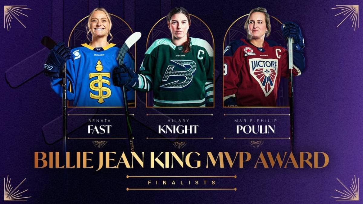 Fast, Knight, Poulin voted Billie Jean King MVP Award finalists