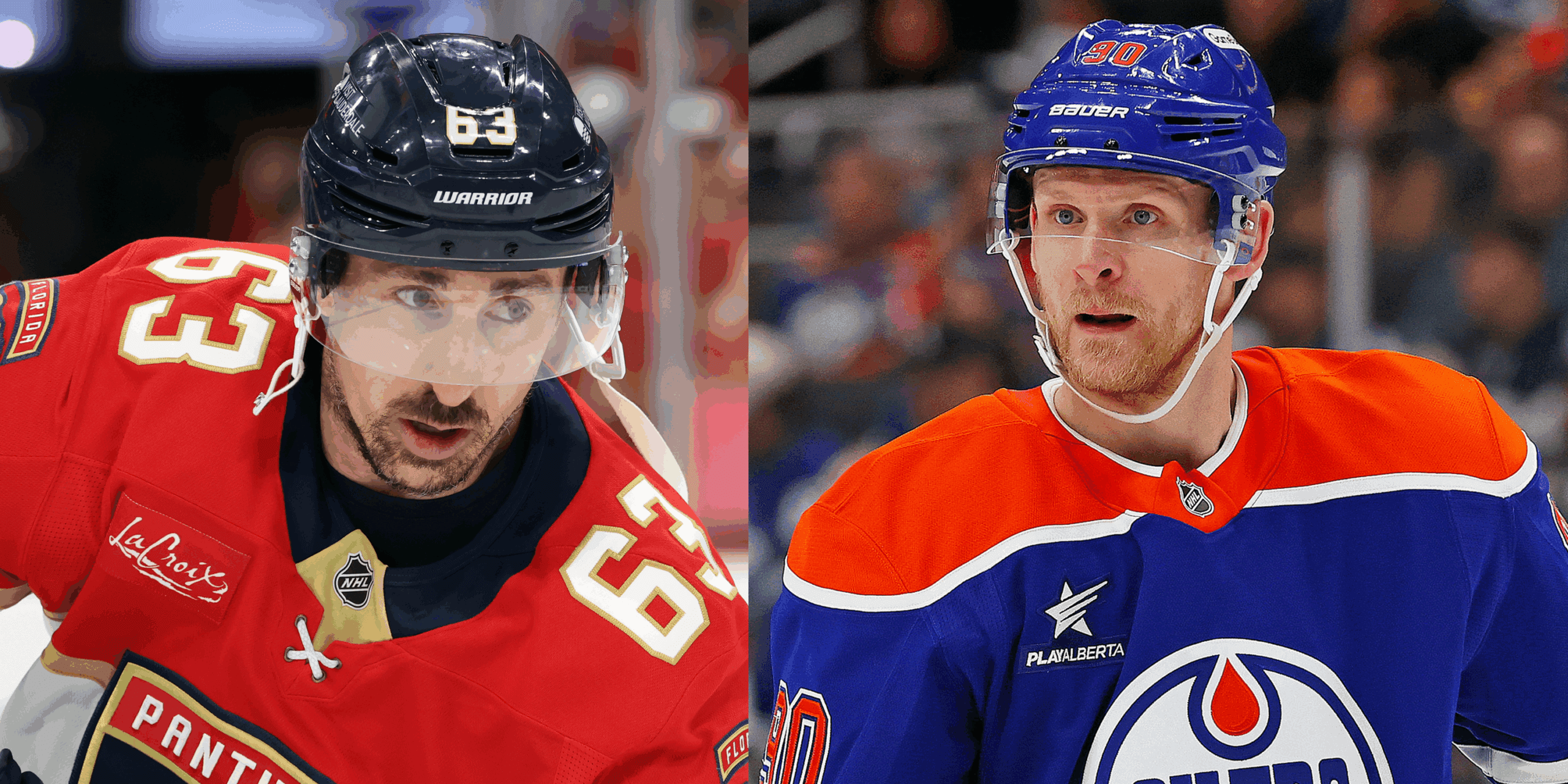 Brad Marchand and Corey Perry (Imagn Images)