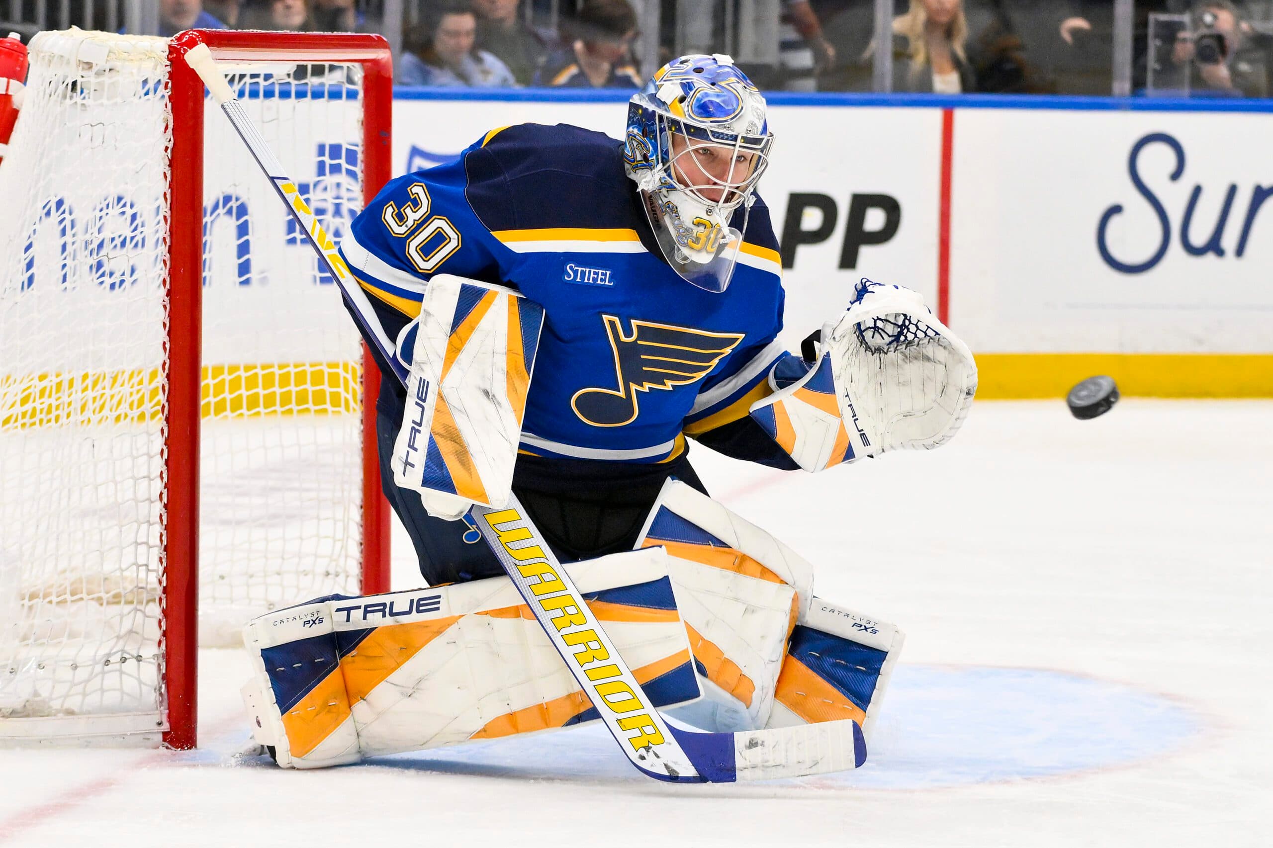 Blues re-sign Joel Hofer to two-year contract