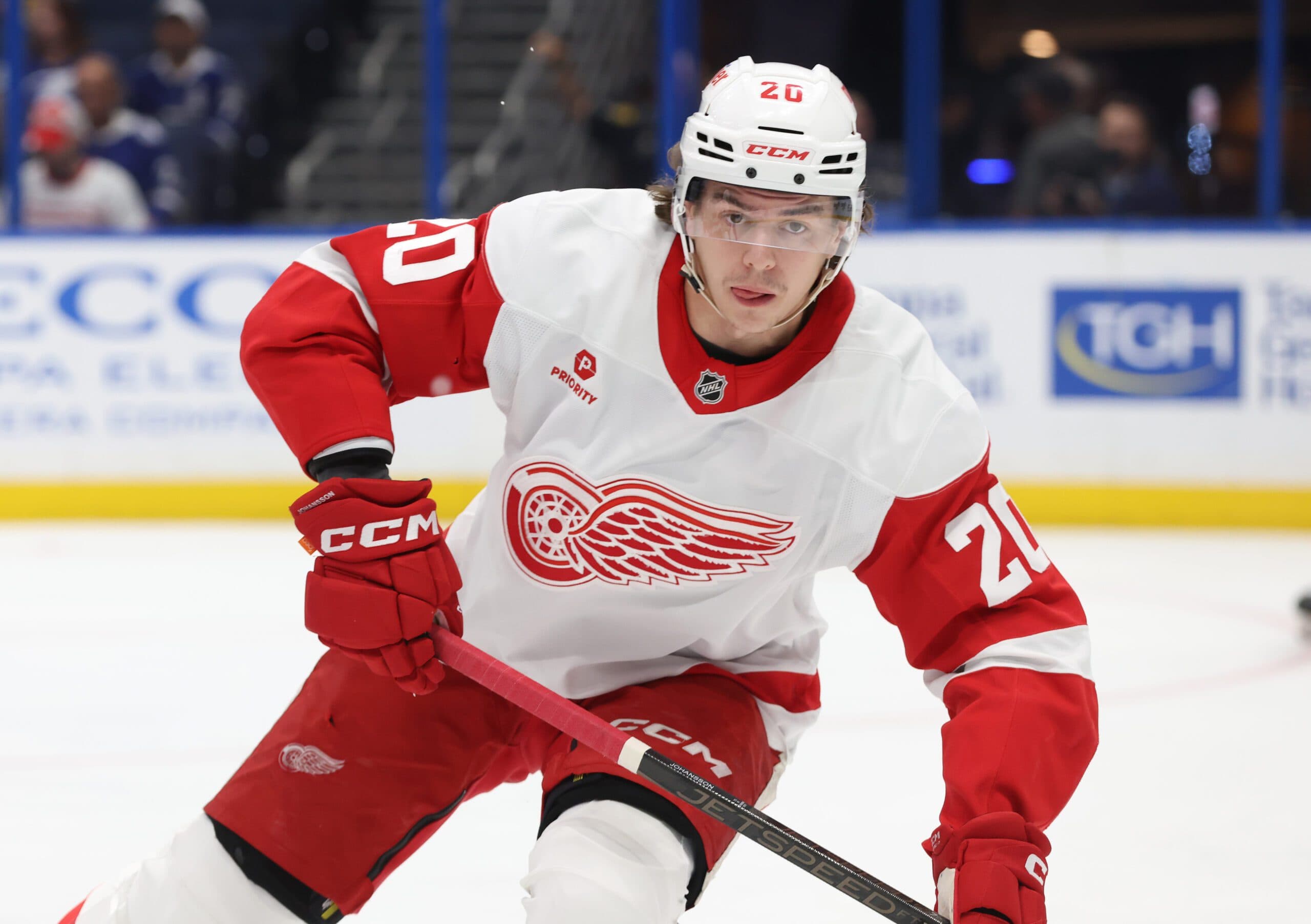 Red Wings sign Albert Johansson to two-year extension