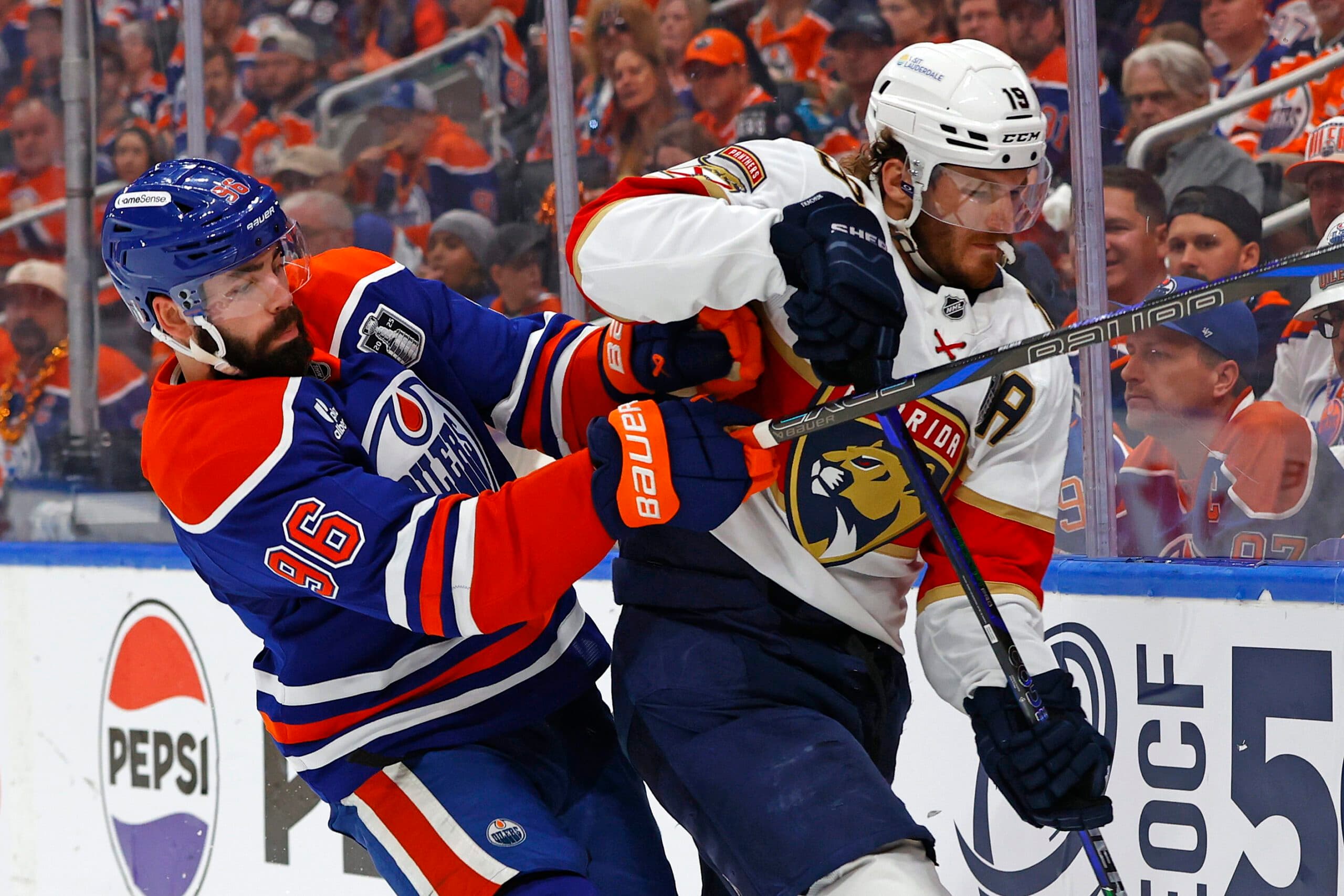 Oilers’ Jake Walman fined for roughing, unsportsmanlike conduct