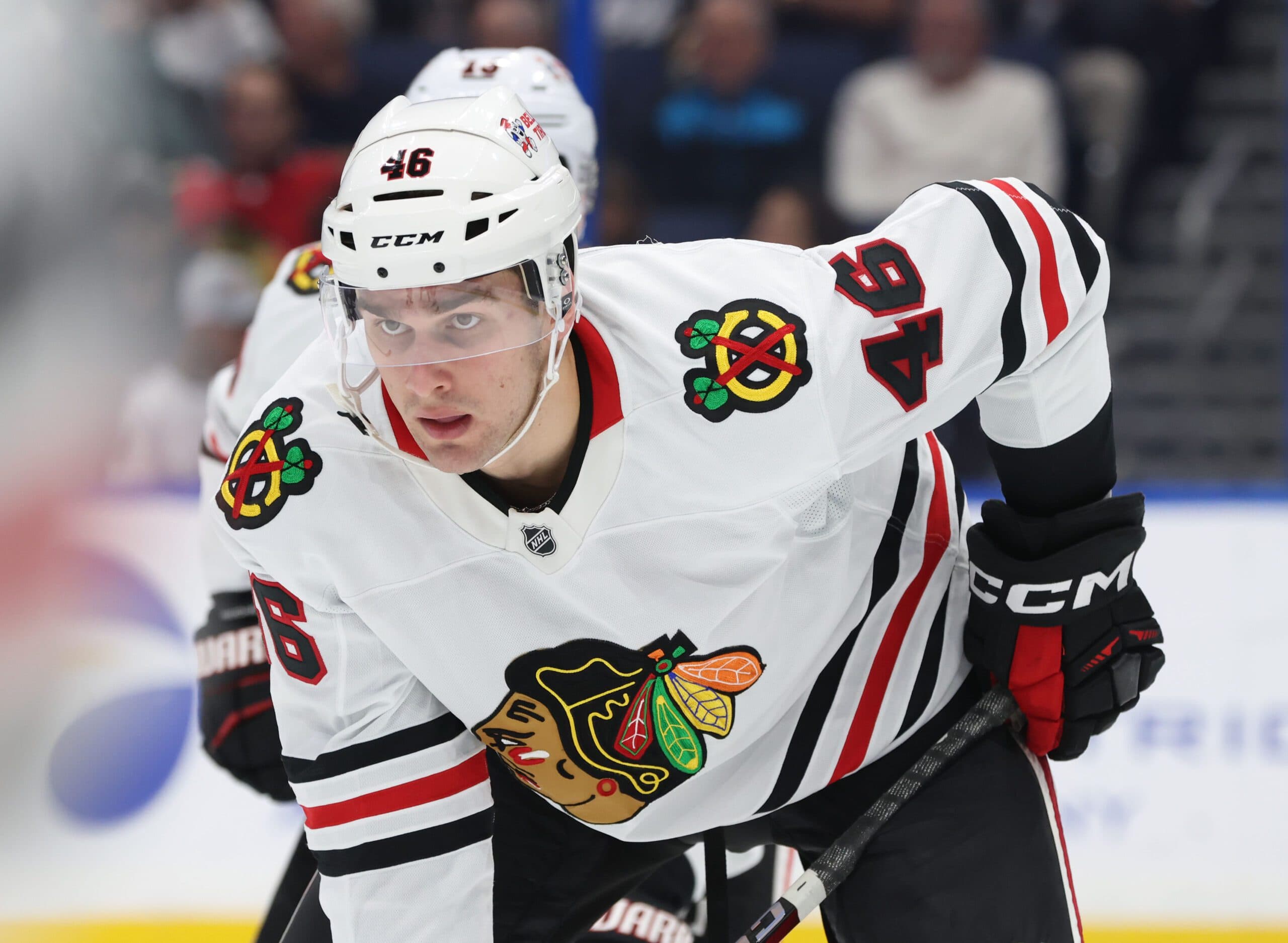 Blackhawks re-sign Louis Crevier to two-year contract