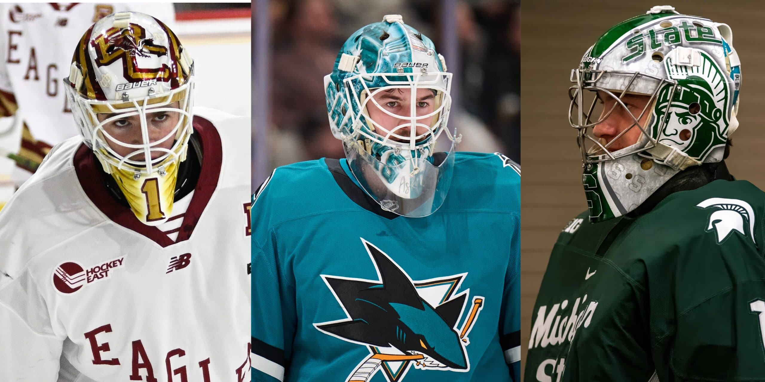 Jacob Fowler, Yaroslav Askarov and Trey Augustine