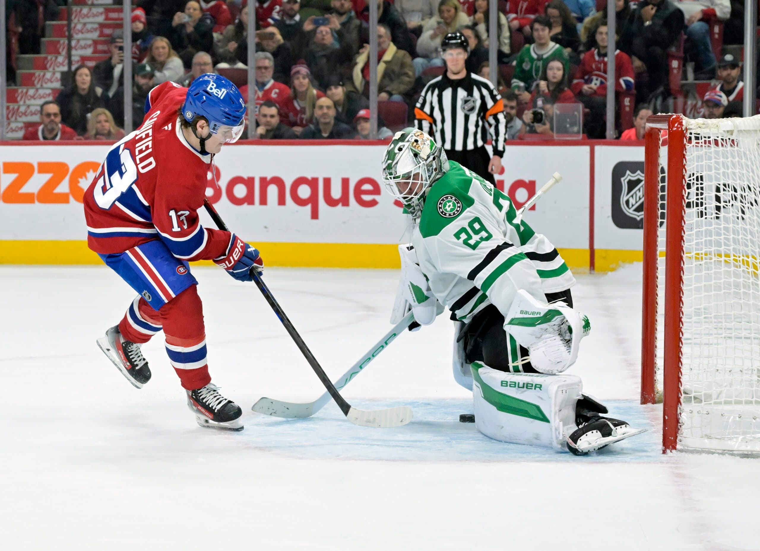 Cole Caufield and Jake Oettinger