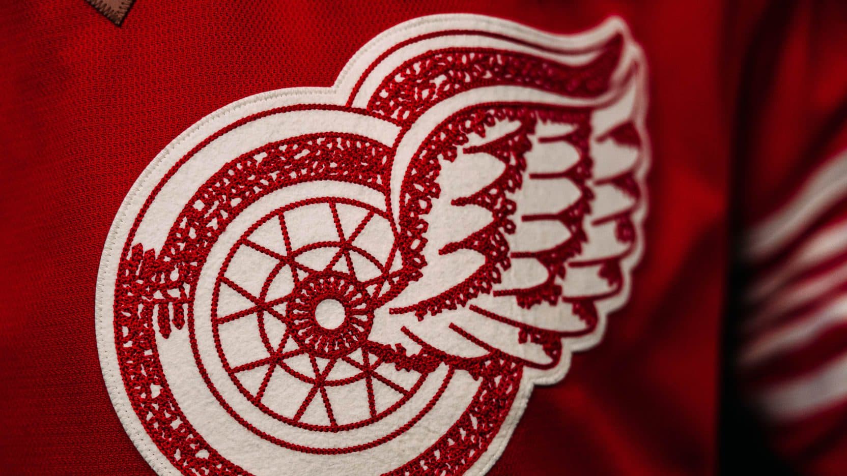 Red Wings 100th Season Logo