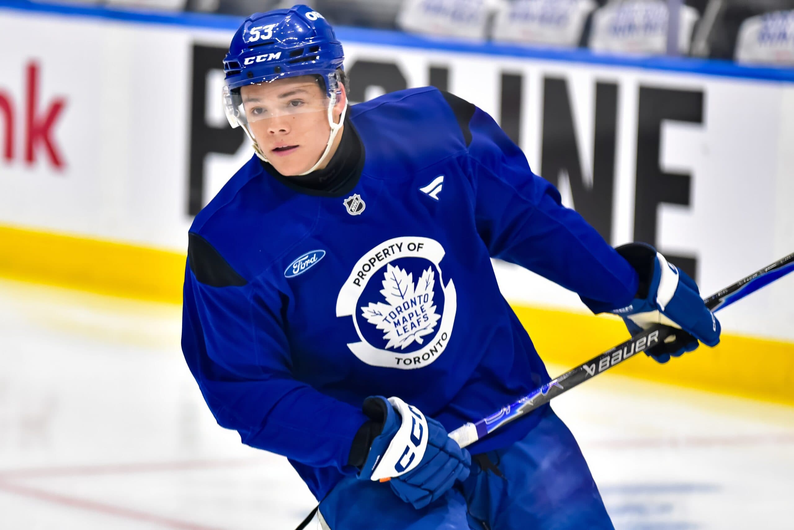 Maple Leafs send Easton Cowan to AHL’s Toronto Marlies