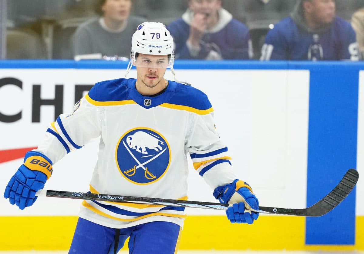 Sabres’ Jacob Bryson leaves game against Panthers with upper-body injury