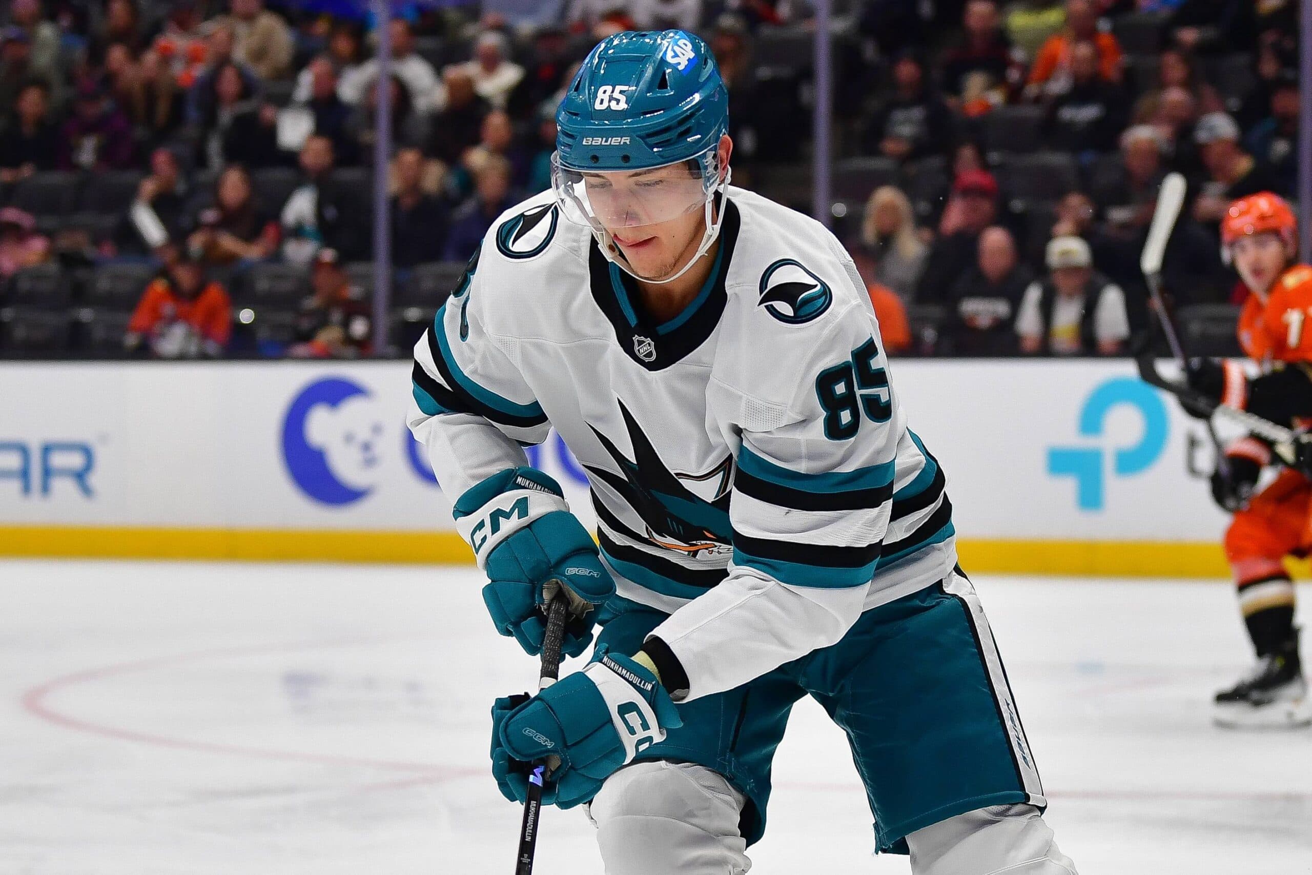 Sharks place Shakir Mukhamadullin on injured reserve; Luca Cagnoni called up