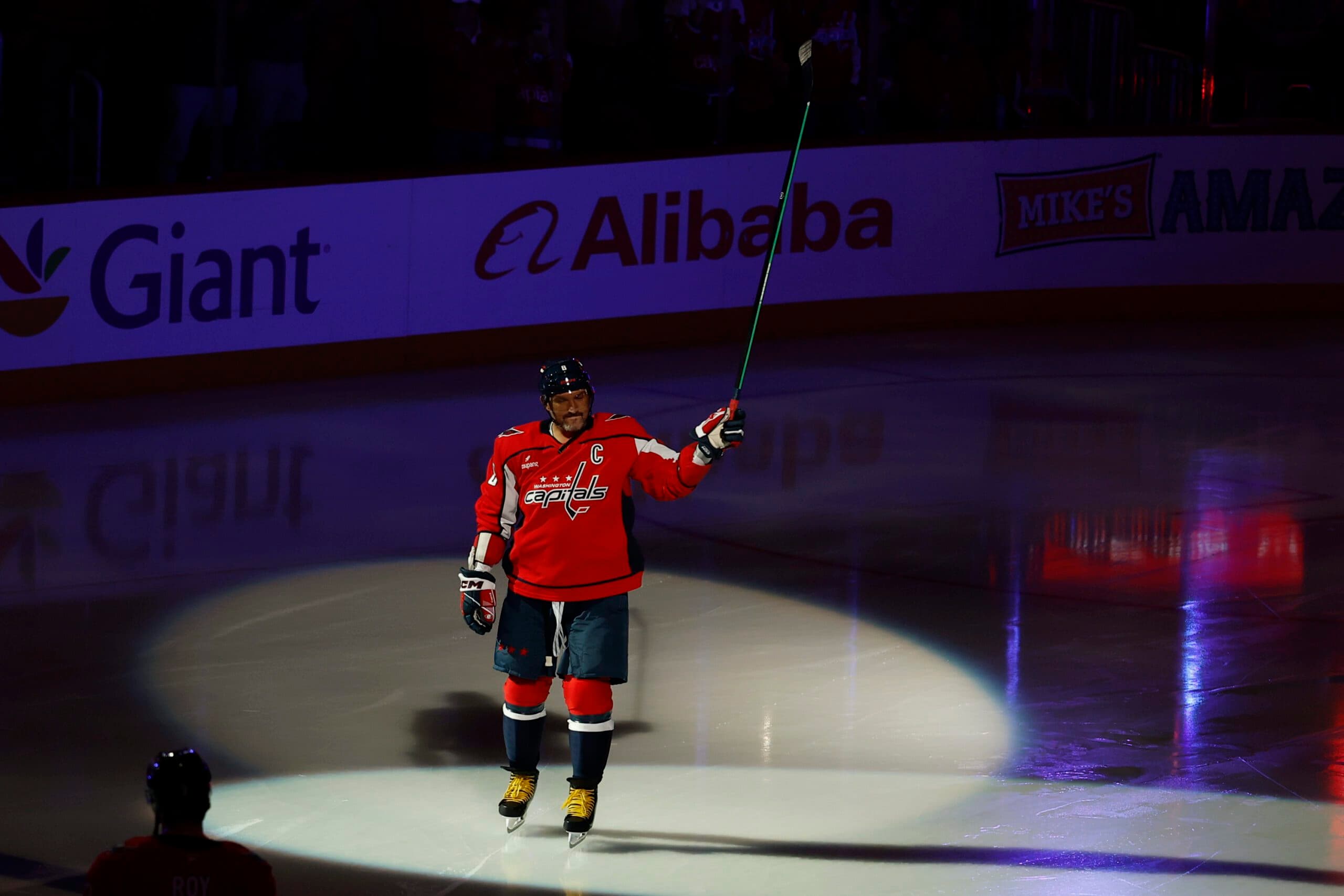 Washington Capitals left winger Alex Ovechkin