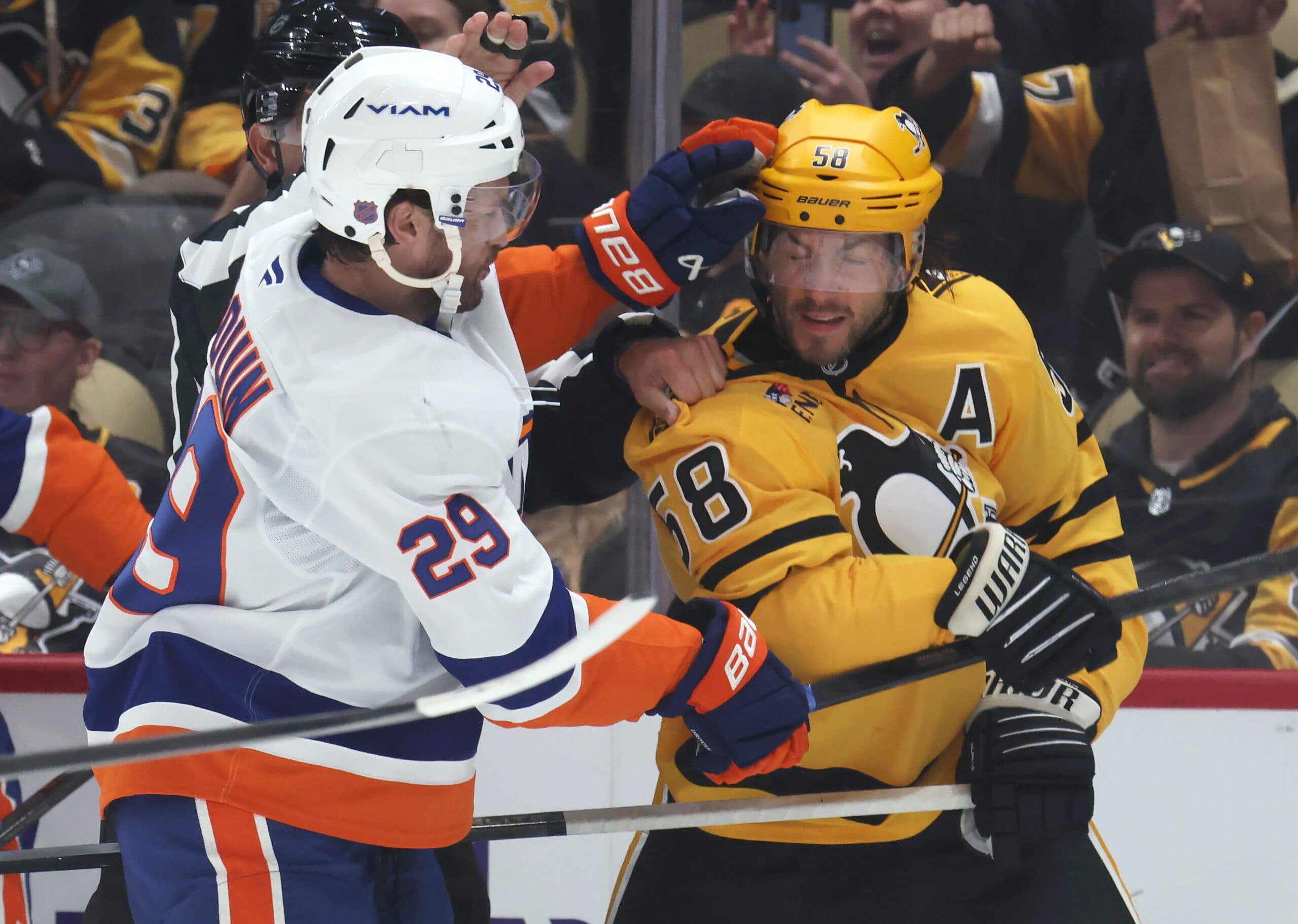 Islanders’ Jonathan Drouin suspended one game for cross-checking Penguins’ Connor Dewar
