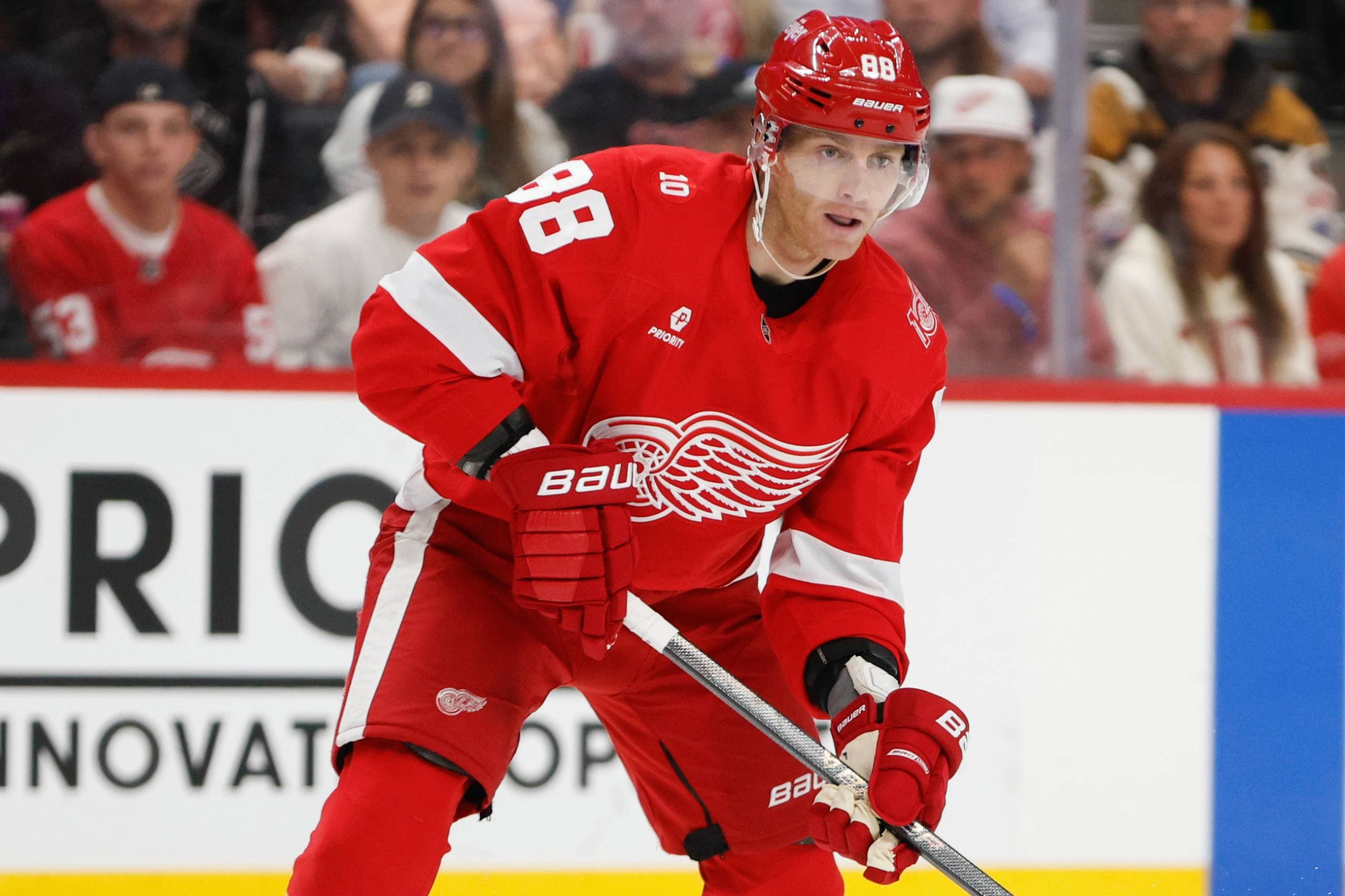 Red Wings’ Patrick Kane to miss next two games with upper-body injury