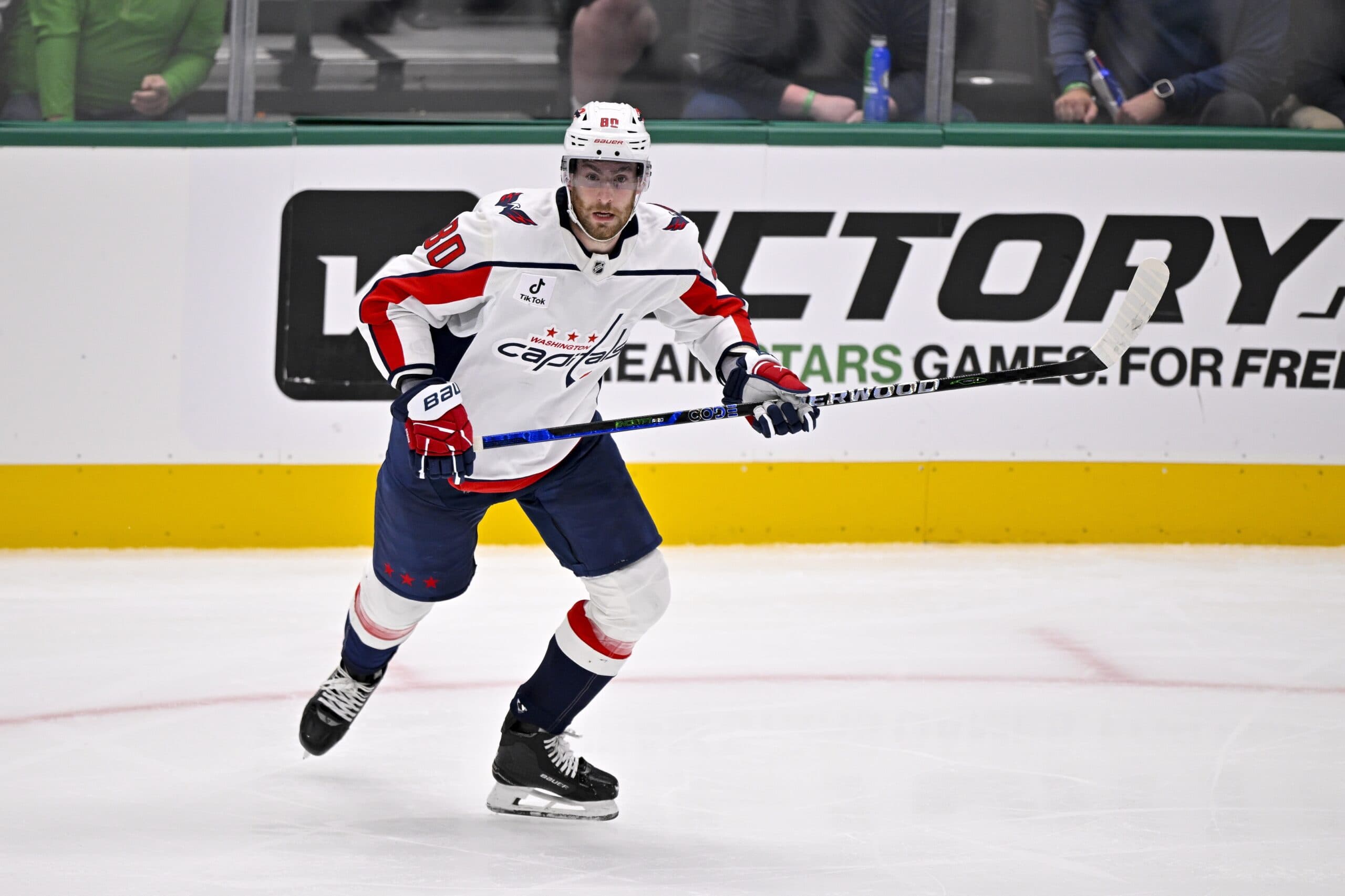 Capitals’ Pierre-Luc Dubois leaves game with lower-body injury