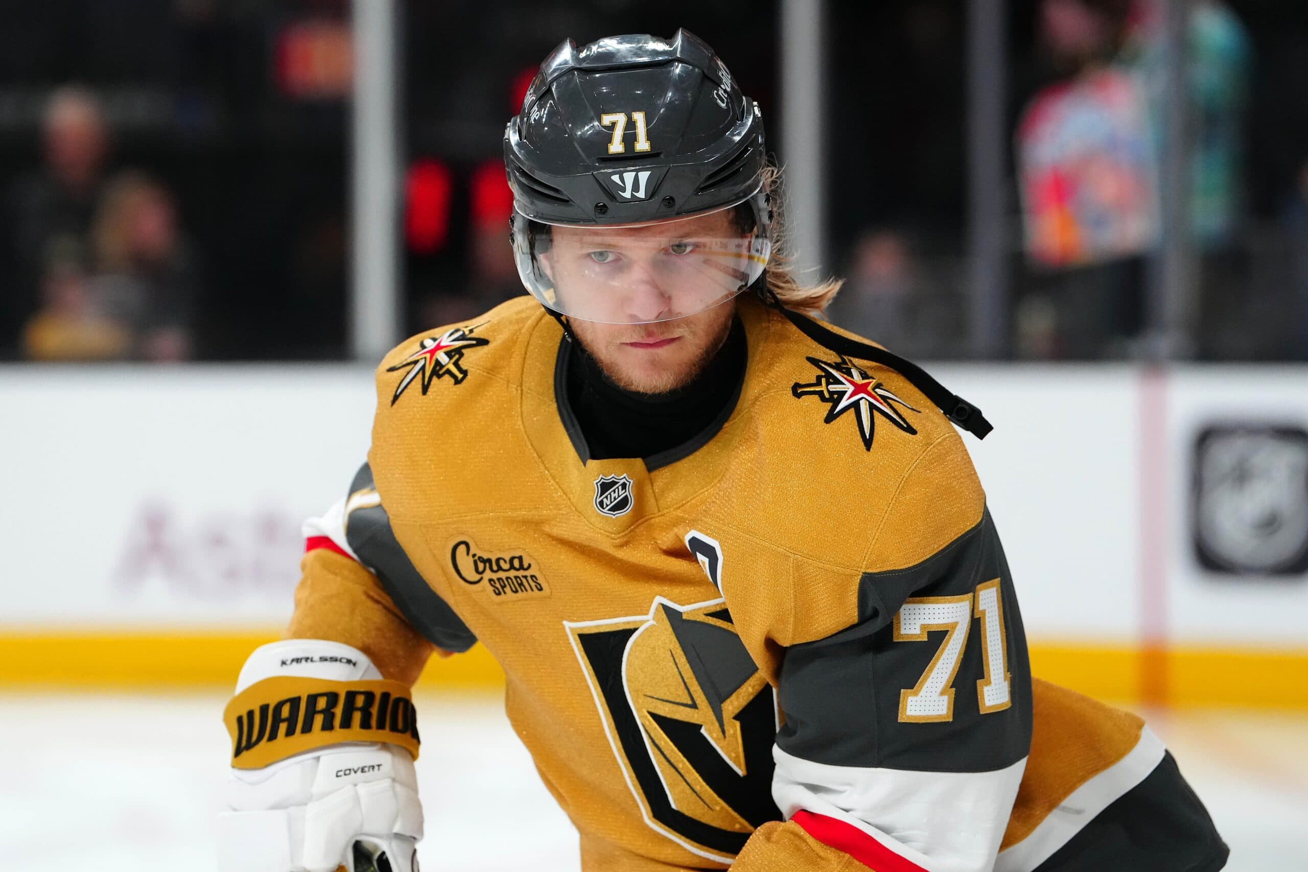 Golden Knights place William Karlsson on IR, out week-to-week with lower-body injury