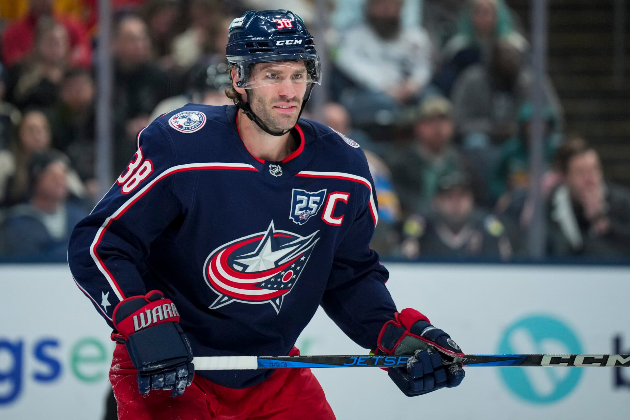 Adam Fantilli is set to become an RFA, while Boone Jenner is set to become a UFA next offseason.