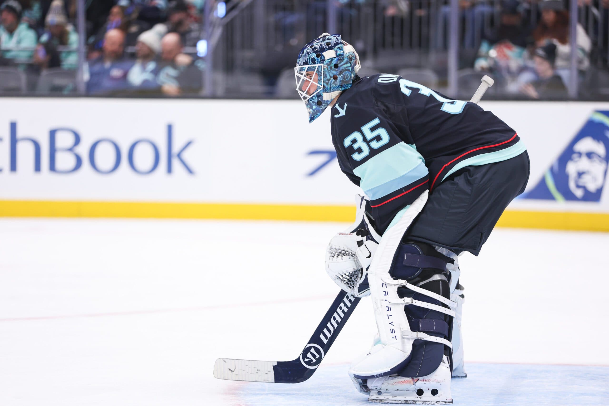 Without Daccord, it's expected that Philipp Grubauer will get the start in Saturday's game against the St. Louis Blues.