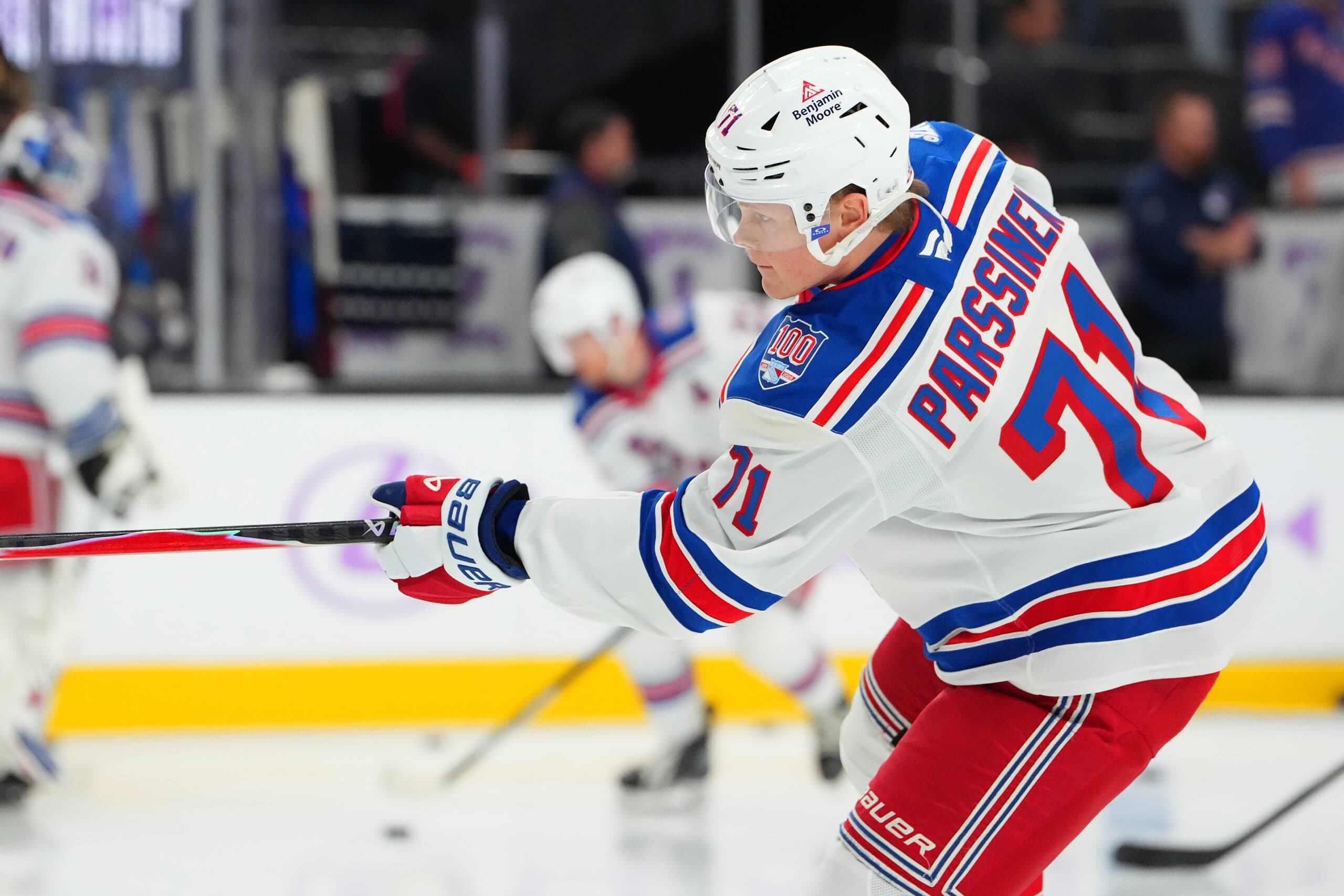 In 14 games played for the Rangers this season, Parssinen has two goals and an assist for three points.