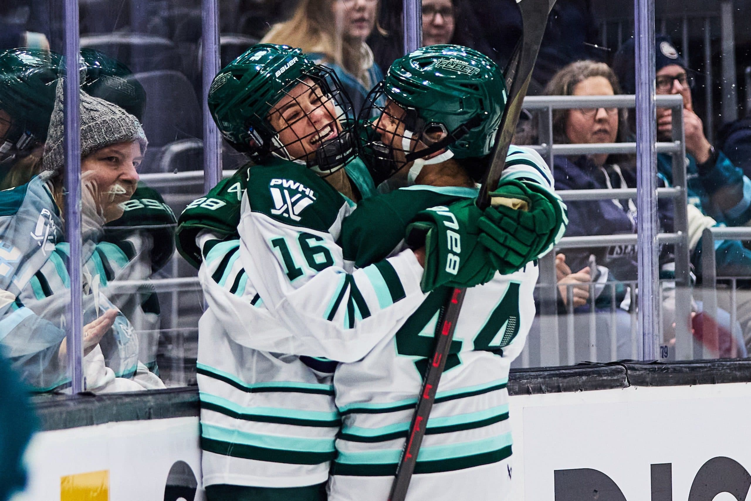 Boston Fleet defender Riley Brengman, forward Jill Saulnier