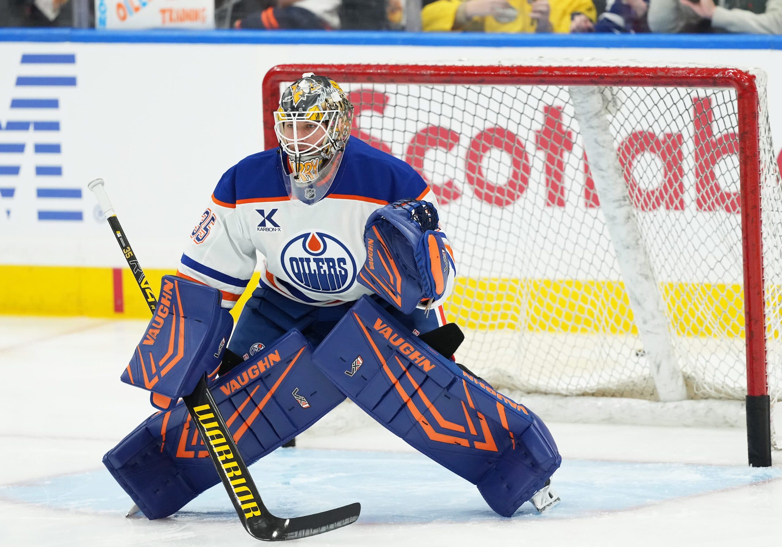 Edmonton Oilers goaltender Tristan Jarry