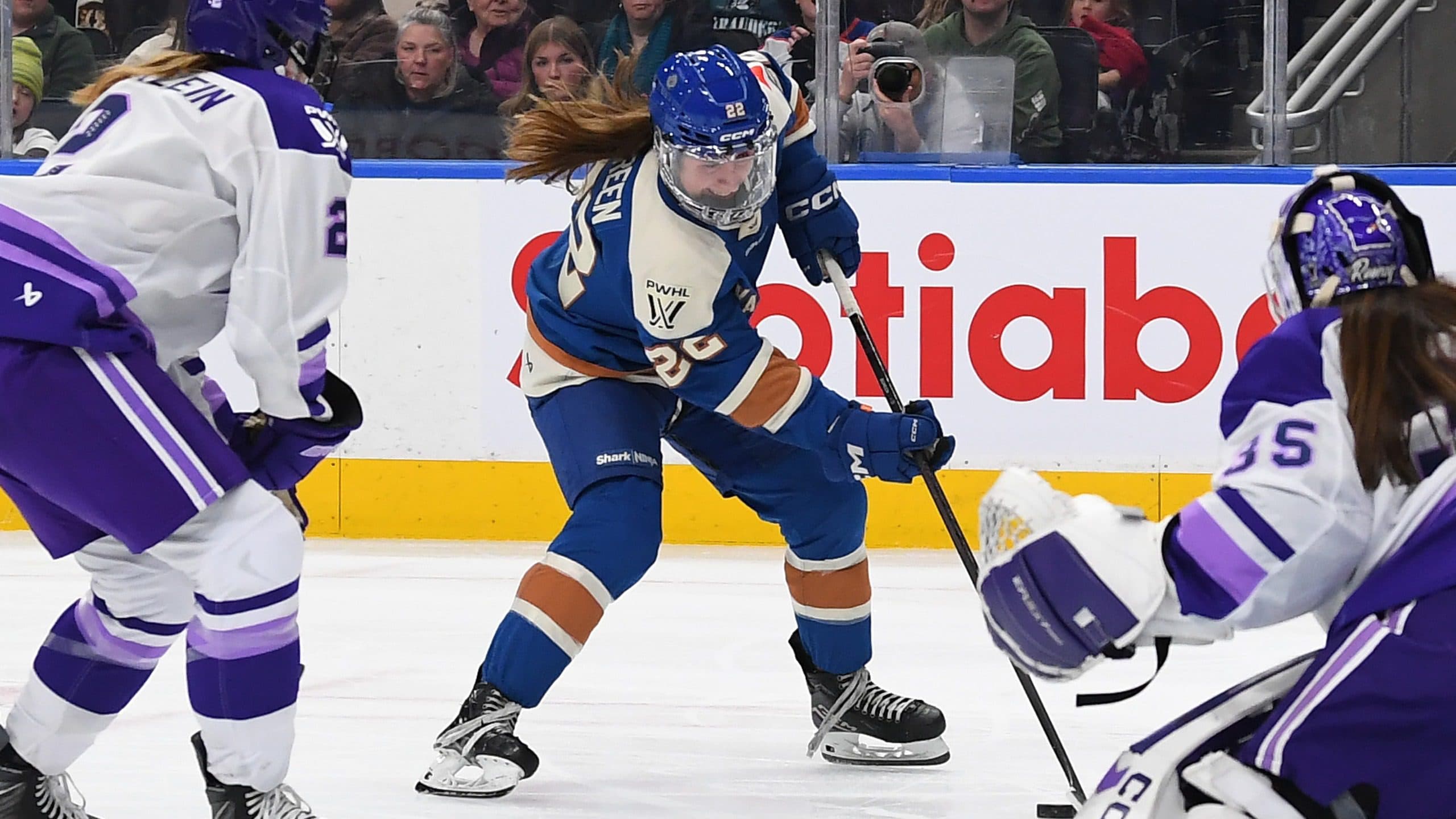 Vancouver Goldeneyes forward Abby Boreen