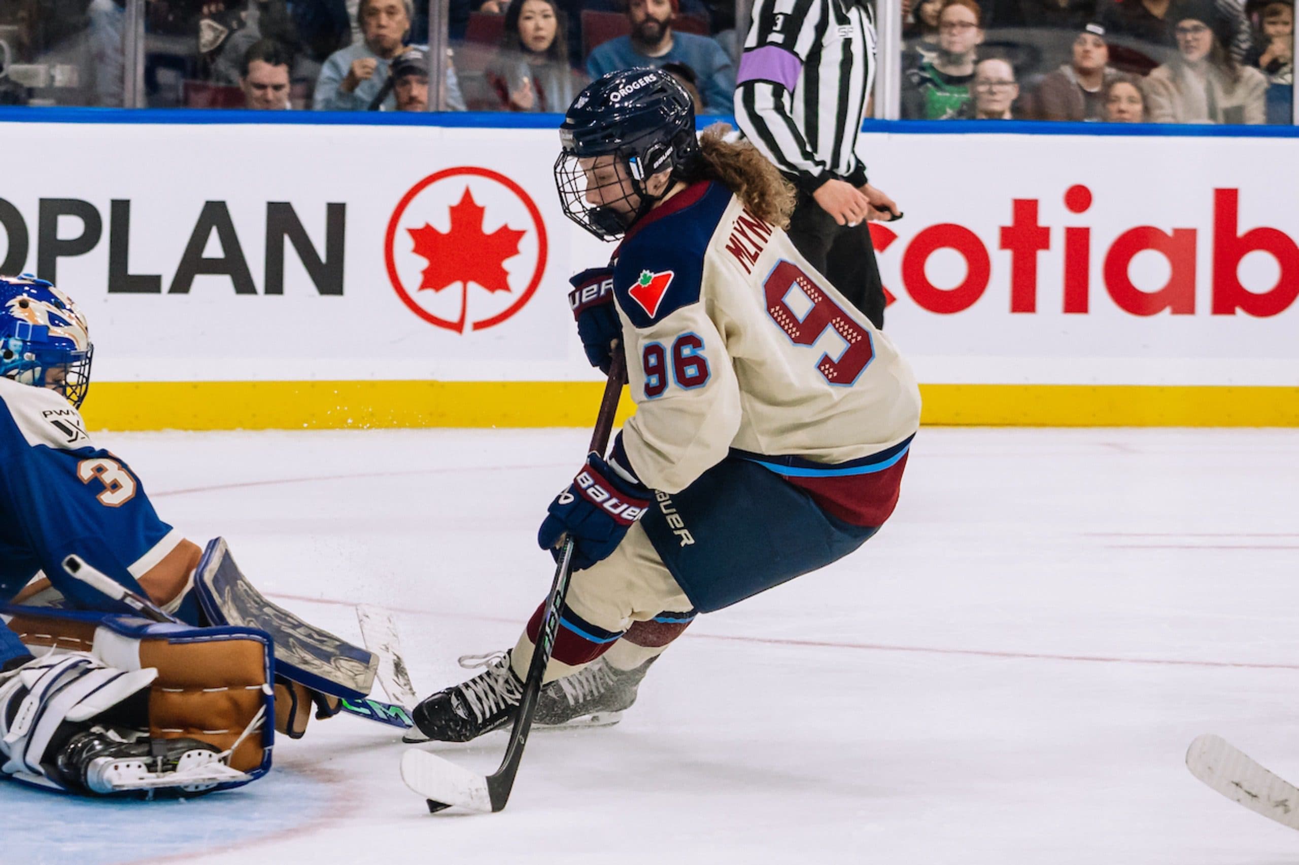 Montreal Victoire forward Natalie Mlynkova